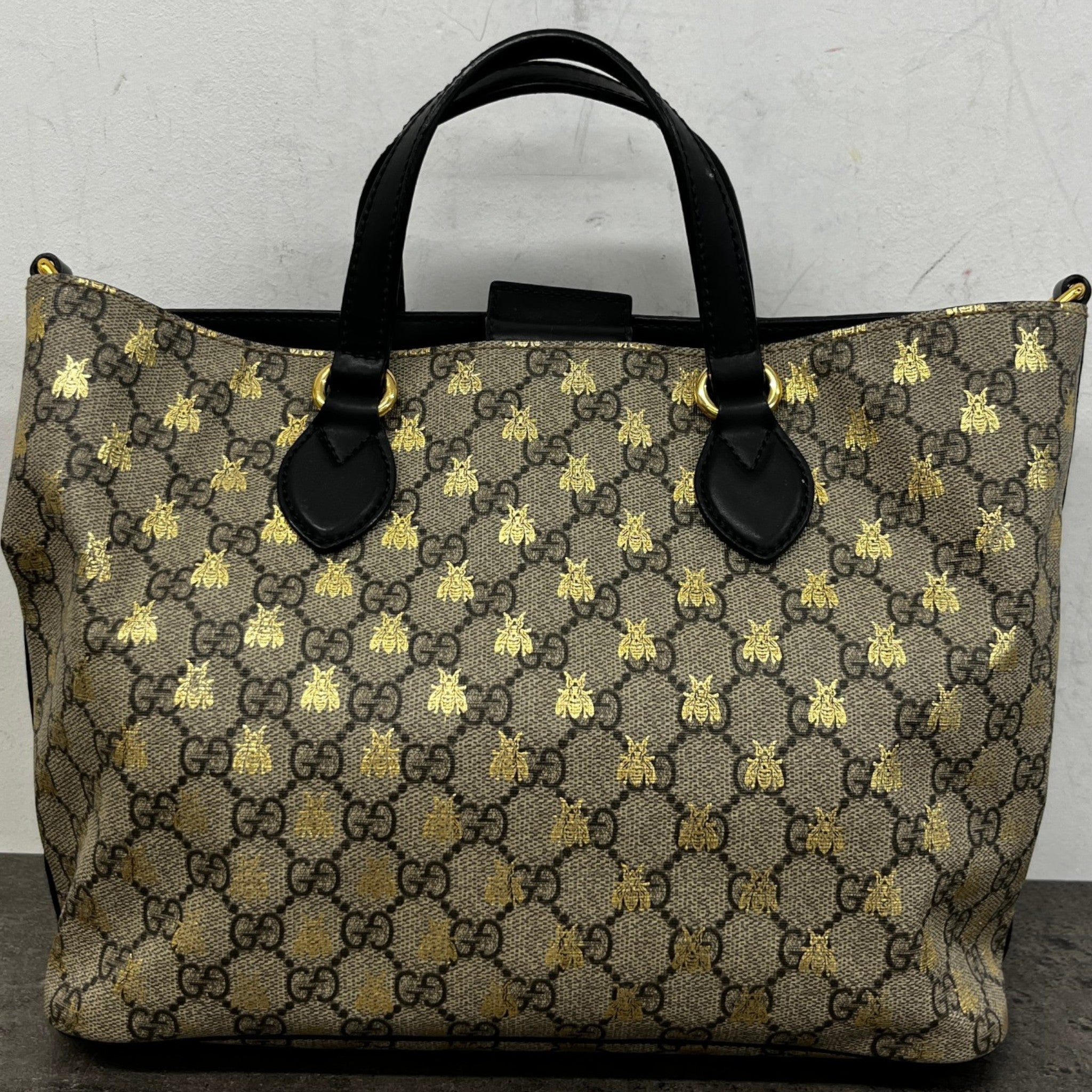 Women's Gg Supreme Bee Bag Beige