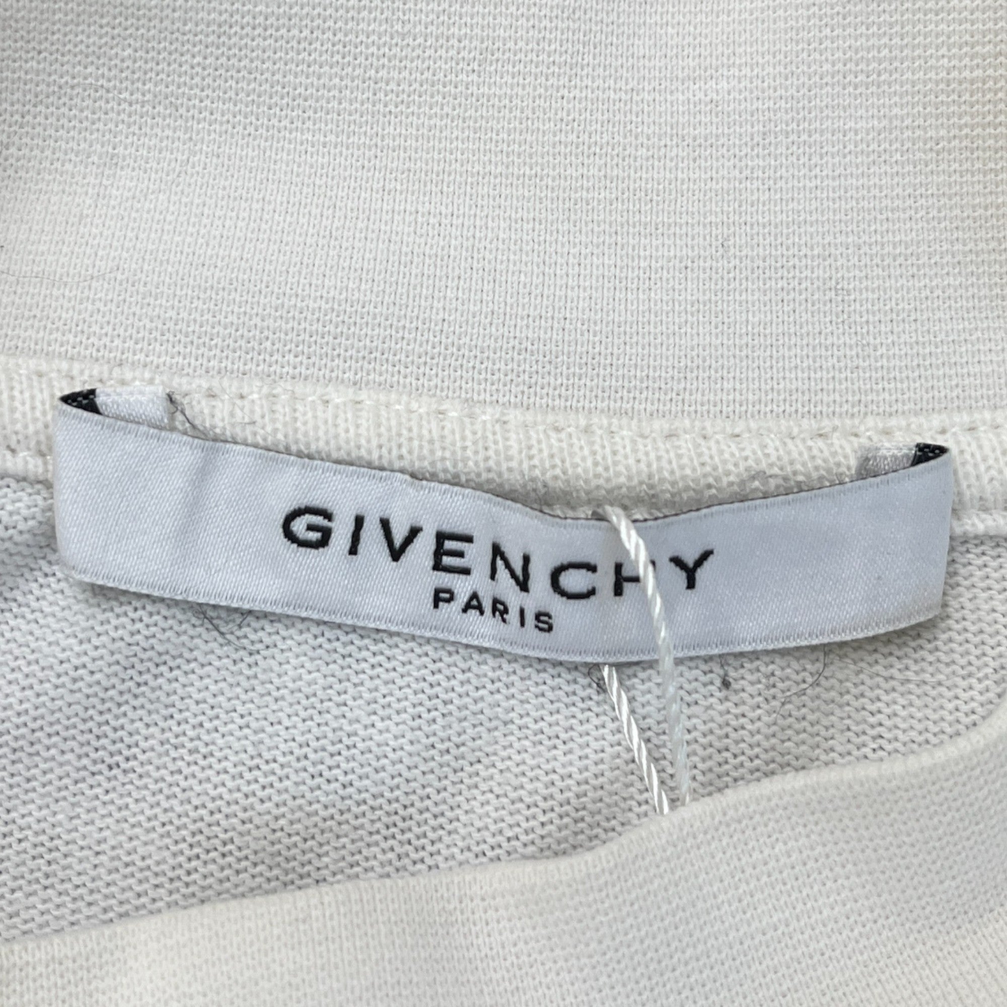 Men's Logo Print Sweatshirt White Size M
