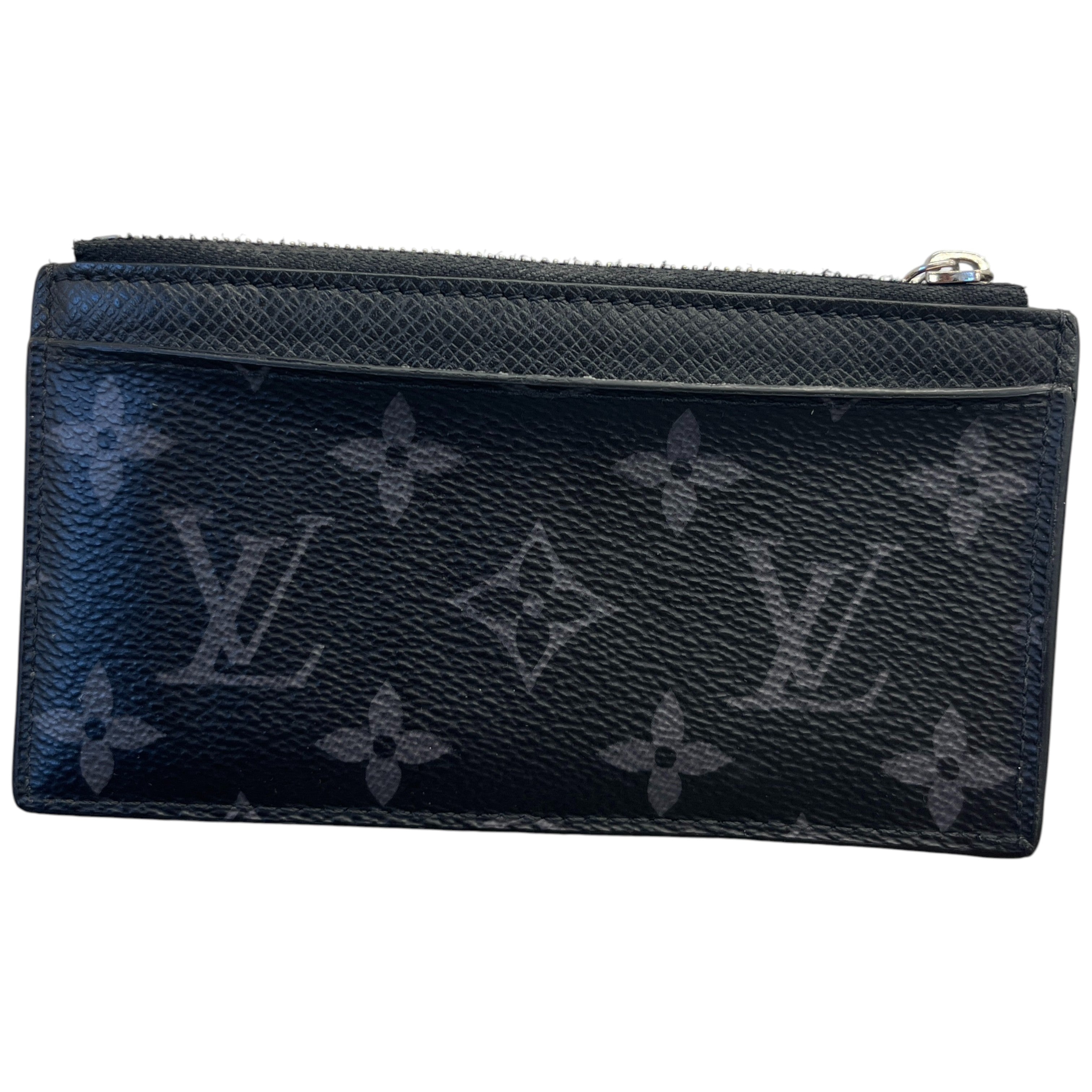 Men's Monogram Eclipse Coin Card Holder Black