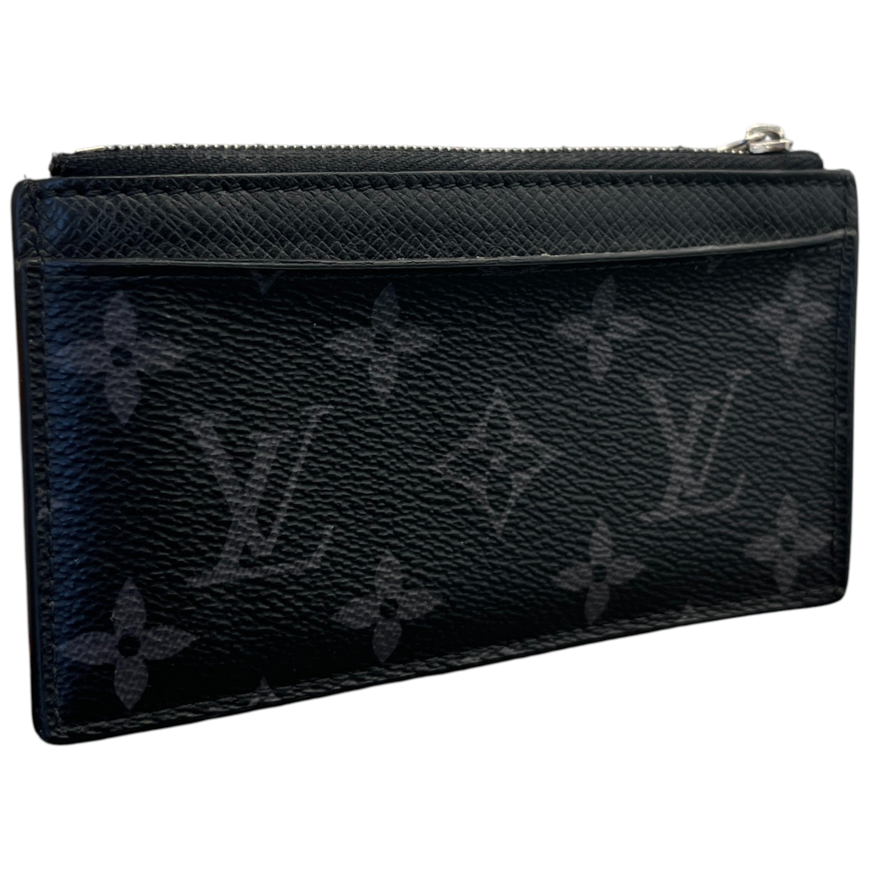 Men's Monogram Eclipse Coin Card Holder Black