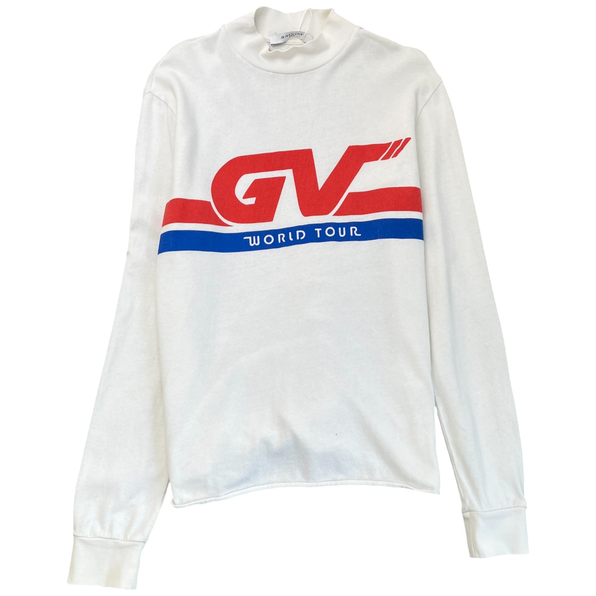 Men's Logo Print Sweatshirt White Size M