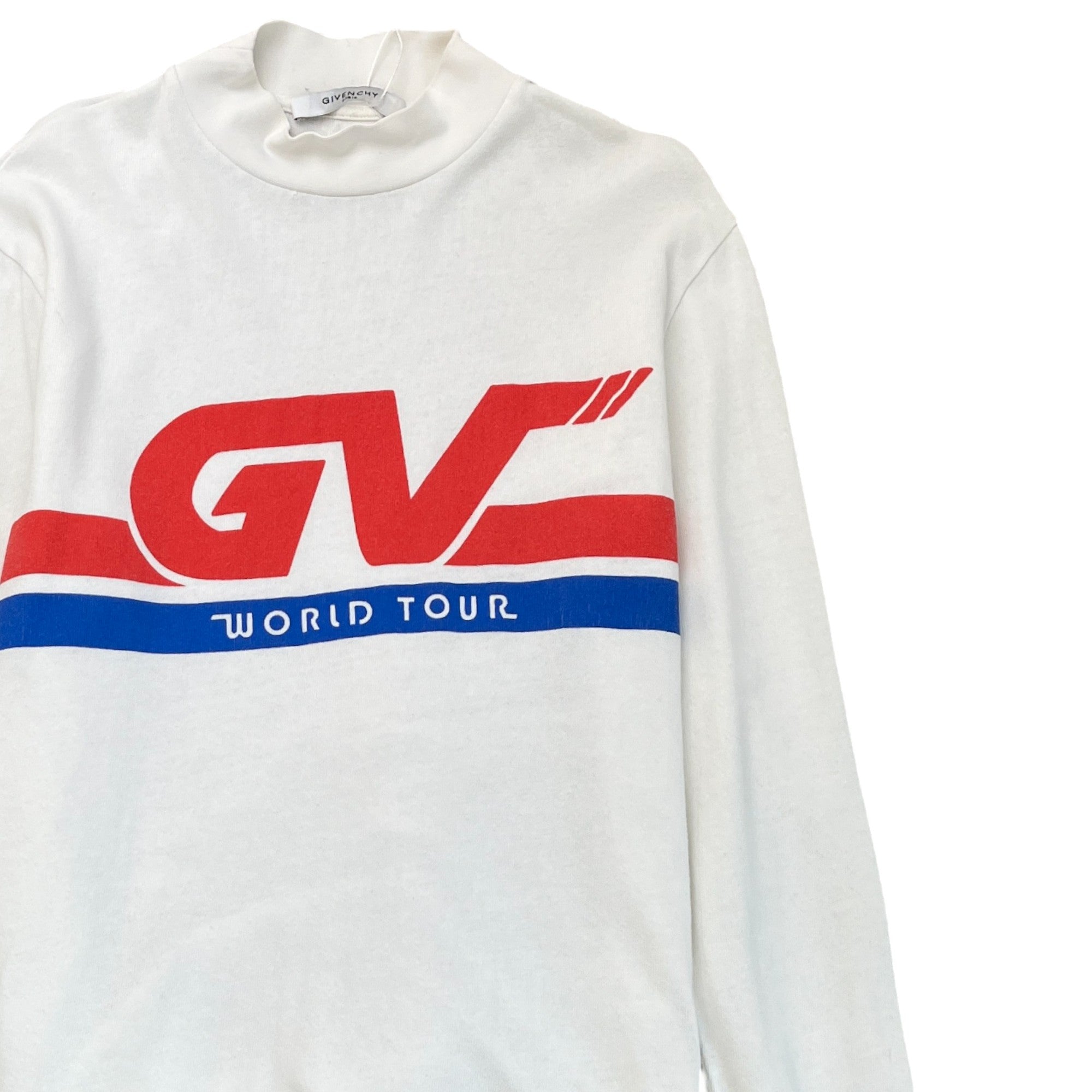 Men's Logo Print Sweatshirt White Size M