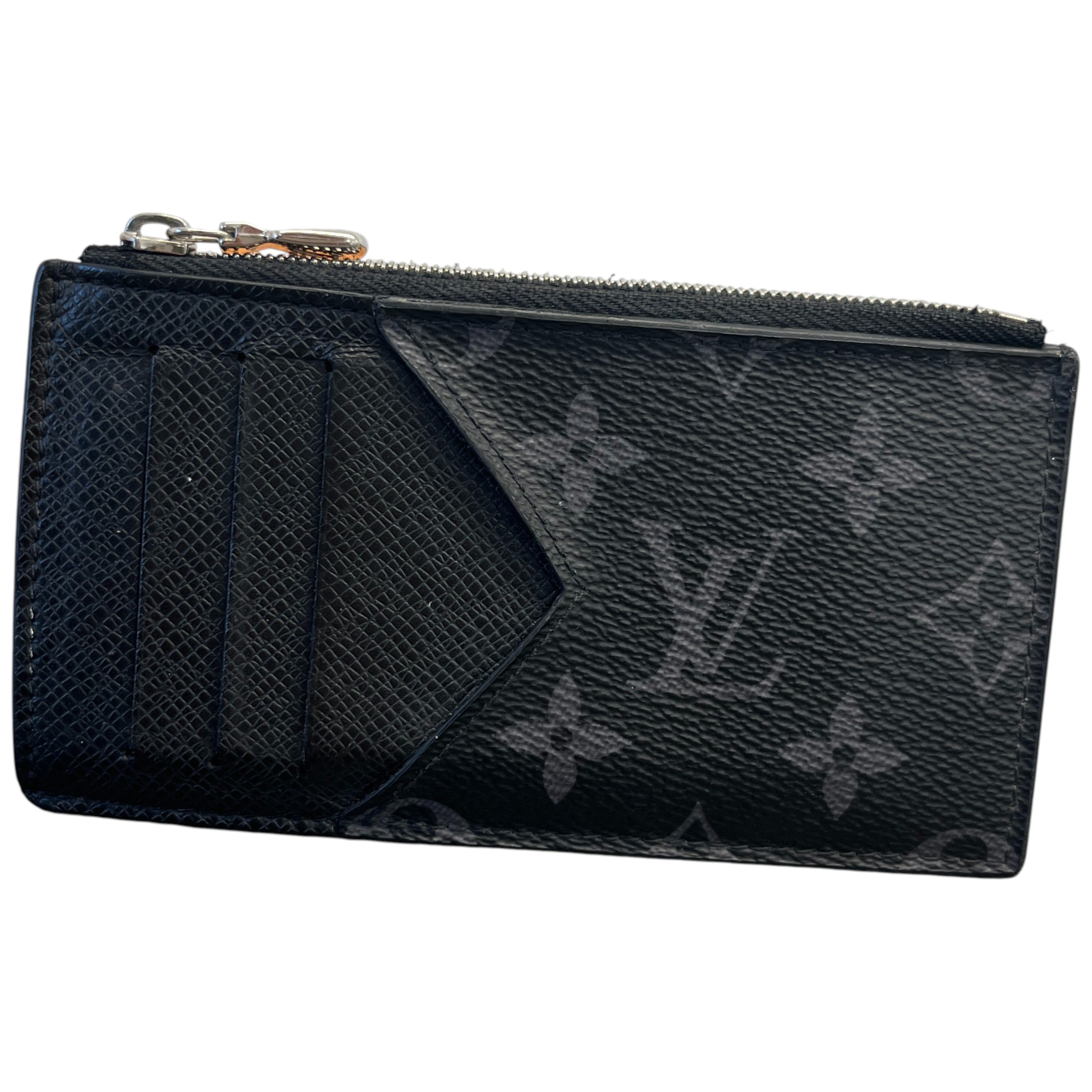 Men's Monogram Eclipse Coin Card Holder Black