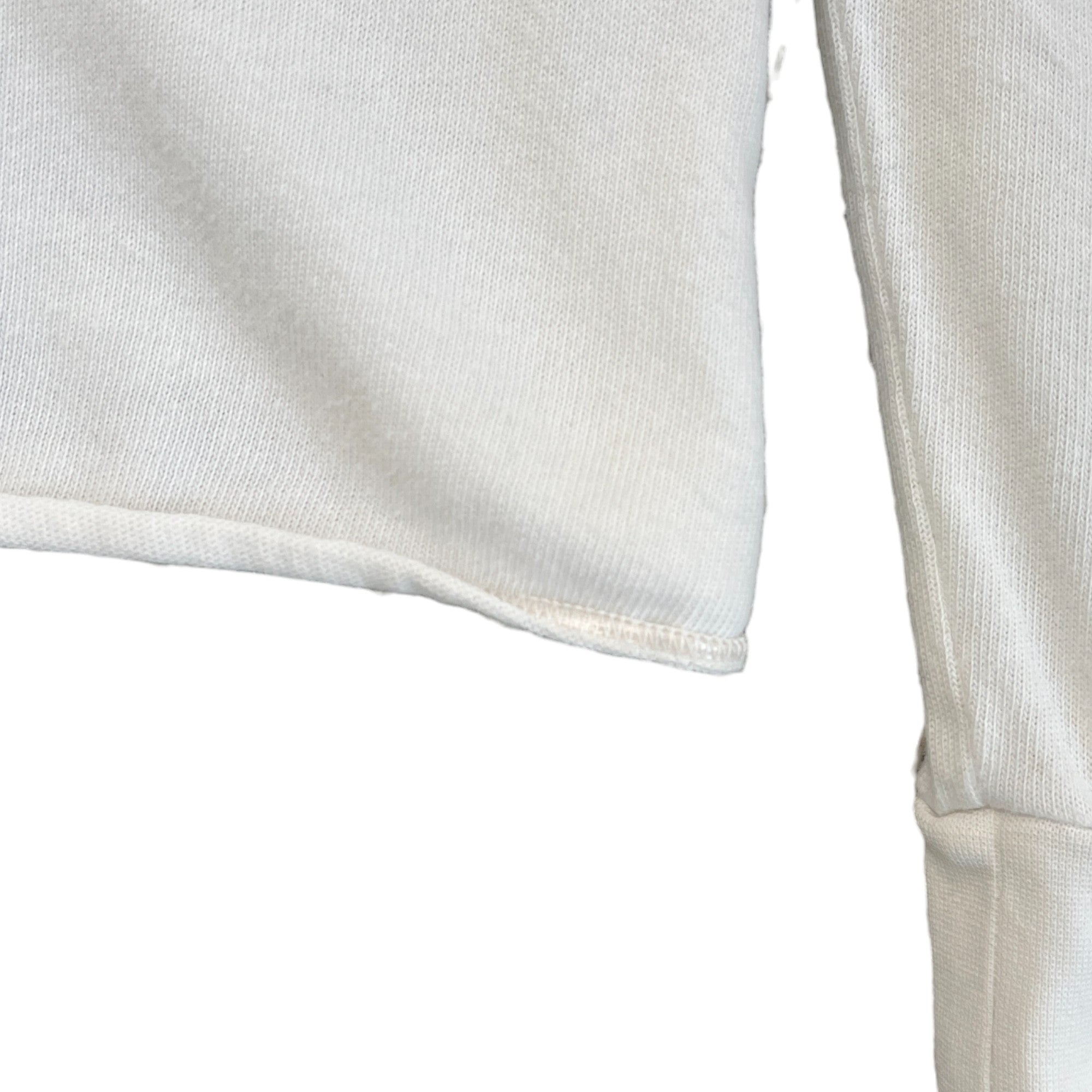 Men's Logo Print Sweatshirt White Size M
