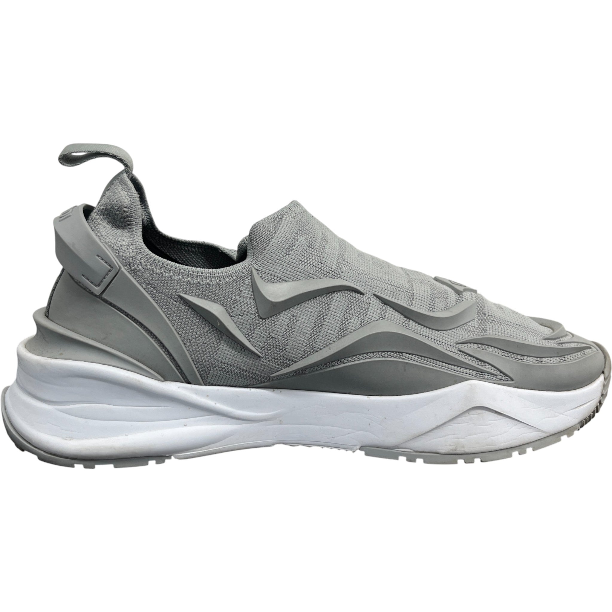 Men's Flow Slip On Low Trainers Grey Size EU 41.5 / UK 7.5