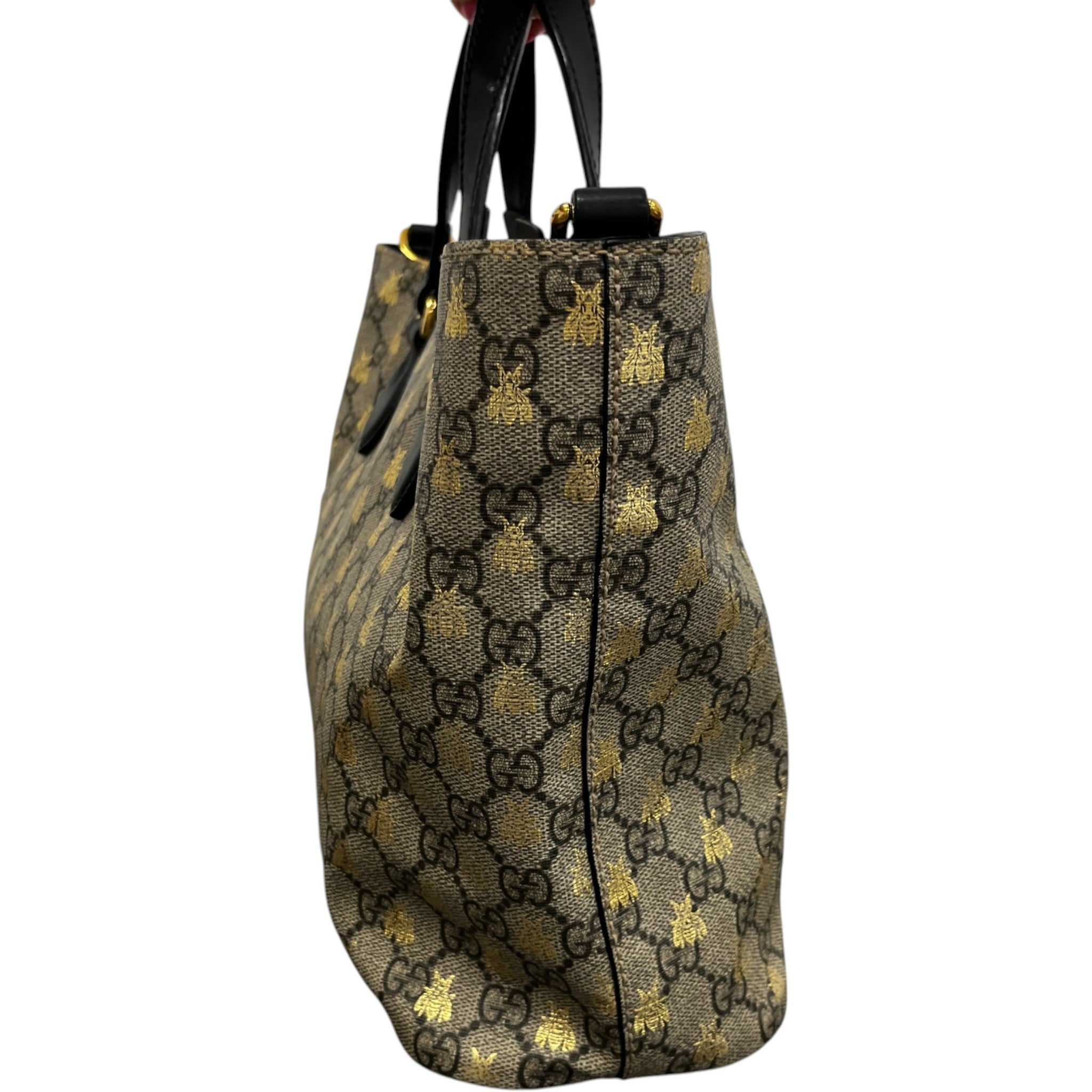 Women's Gg Supreme Bee Bag Beige