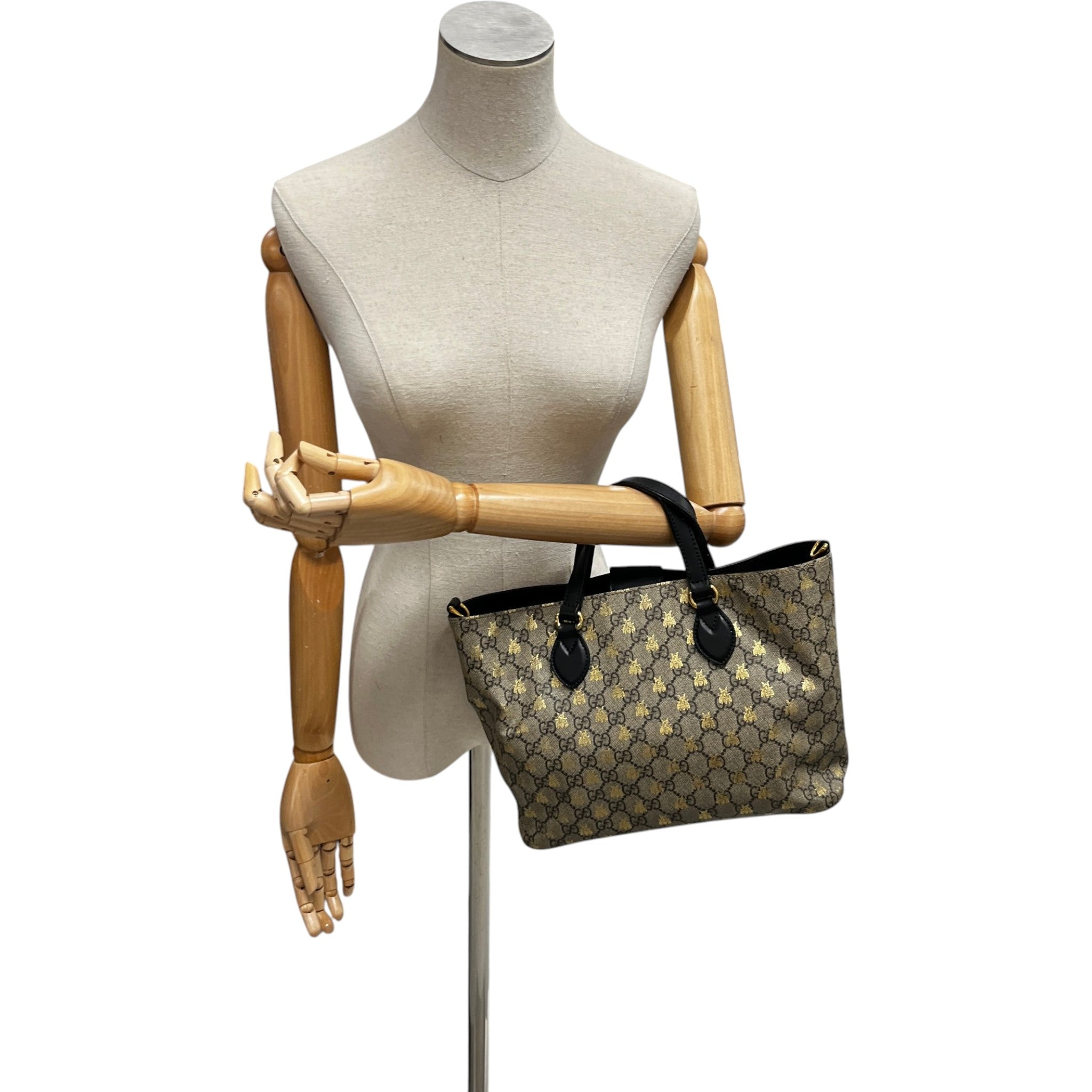 Women's Gg Supreme Bee Bag Beige