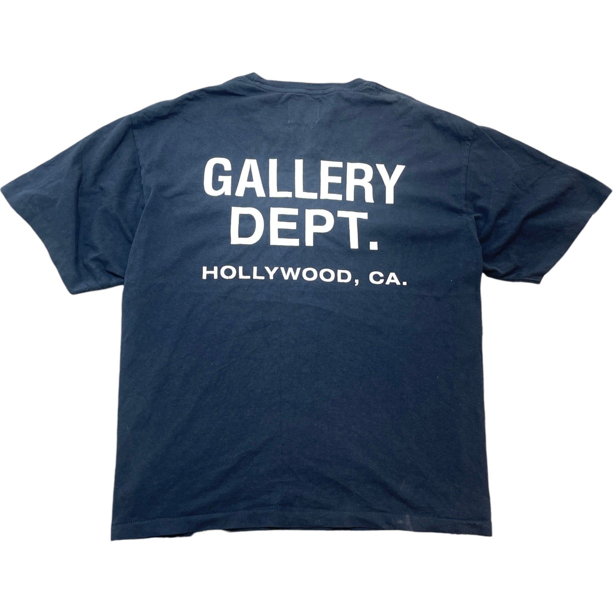 Men's Logo Print T-Shirt Blue Size XL