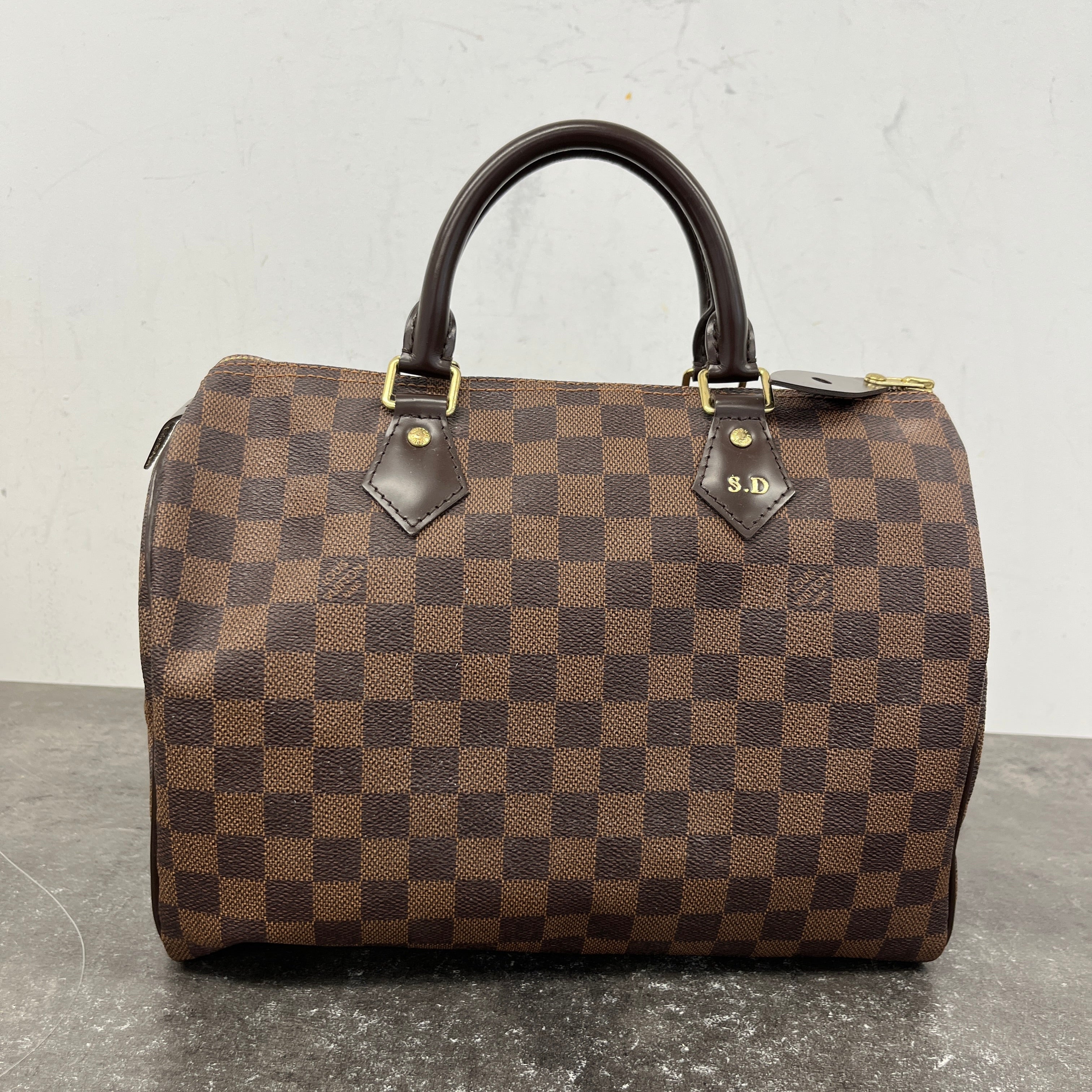 Women's Damier Ebene Speedy 30 Bag Brown
