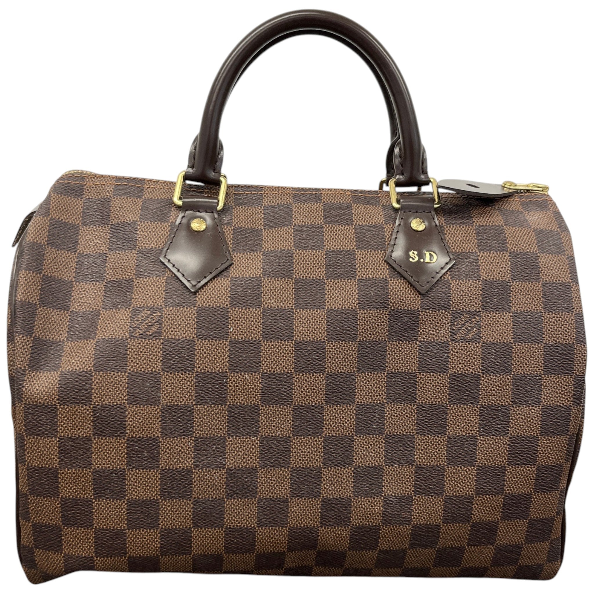 Women's Damier Ebene Speedy 30 Bag Brown