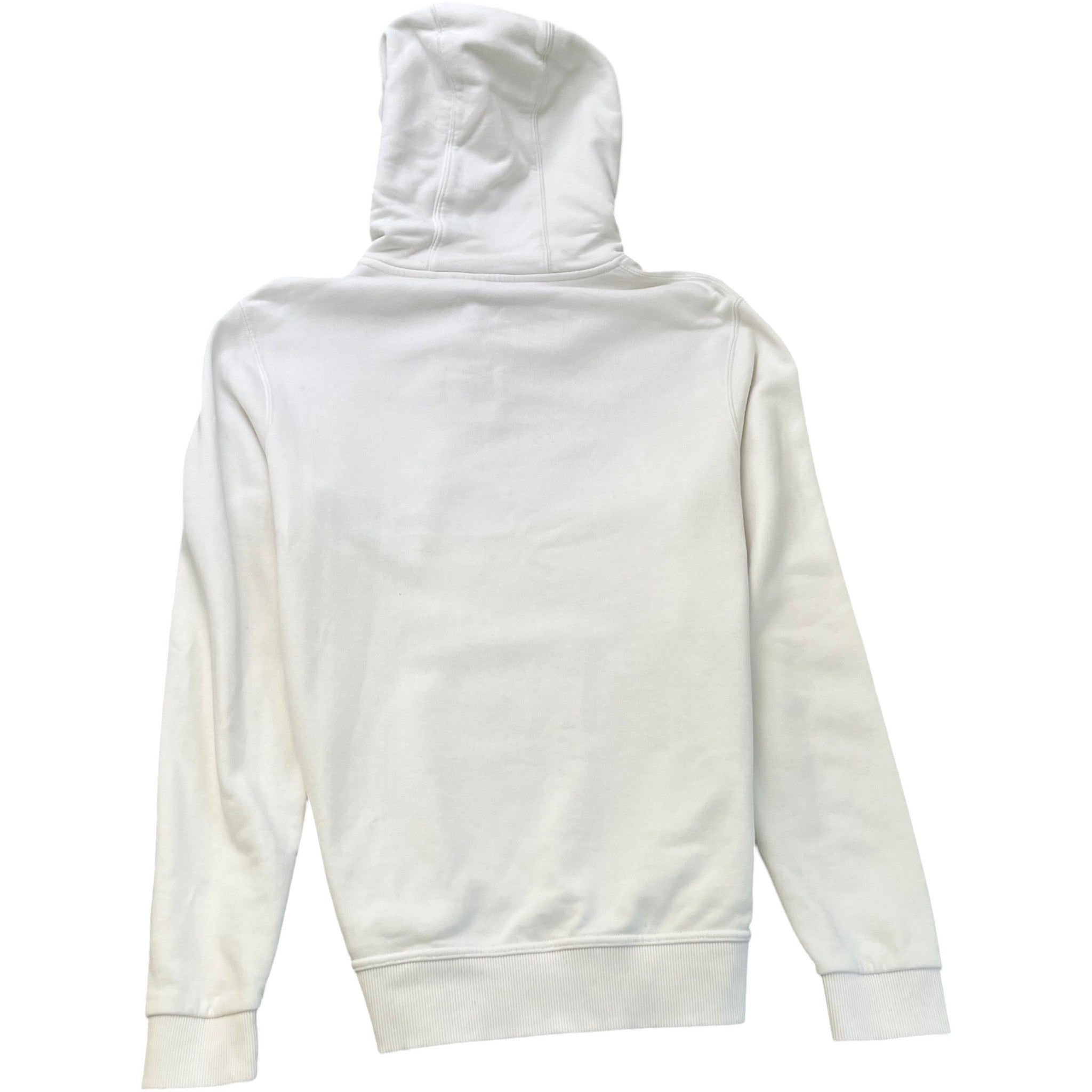 Men's Tb Logo Print Hoodie White Size S