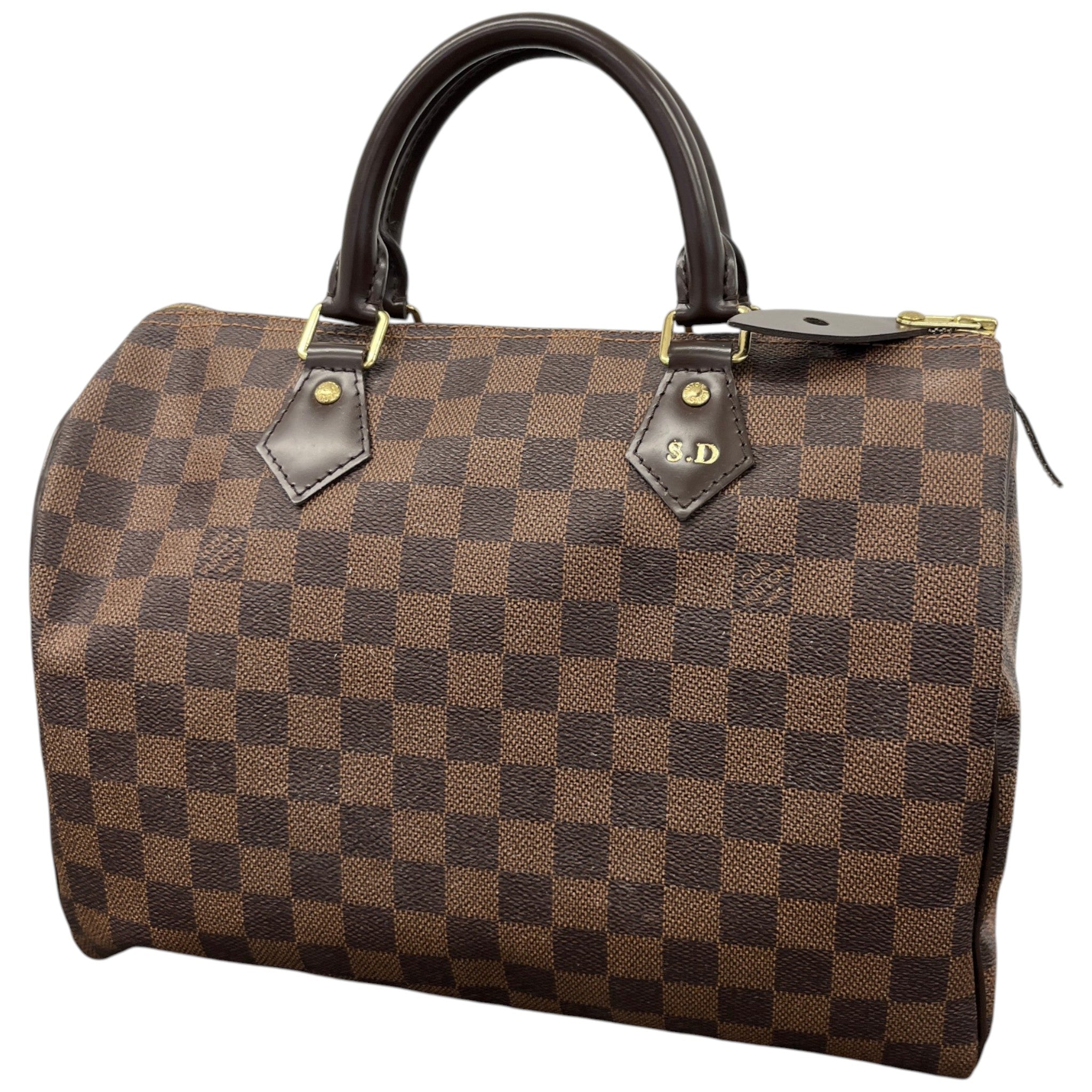 Women's Damier Ebene Speedy 30 Bag Brown