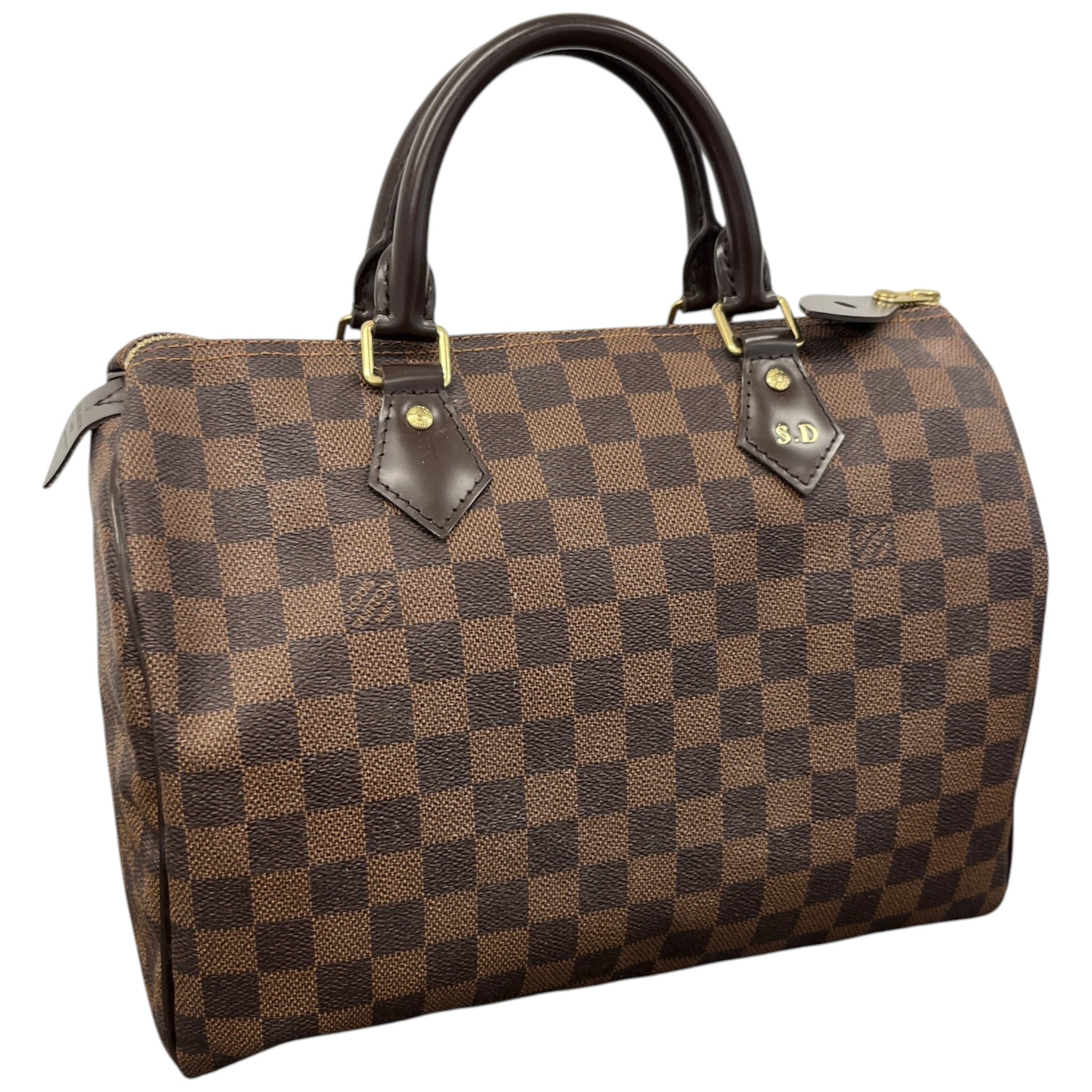 Women's Damier Ebene Speedy 30 Bag Brown