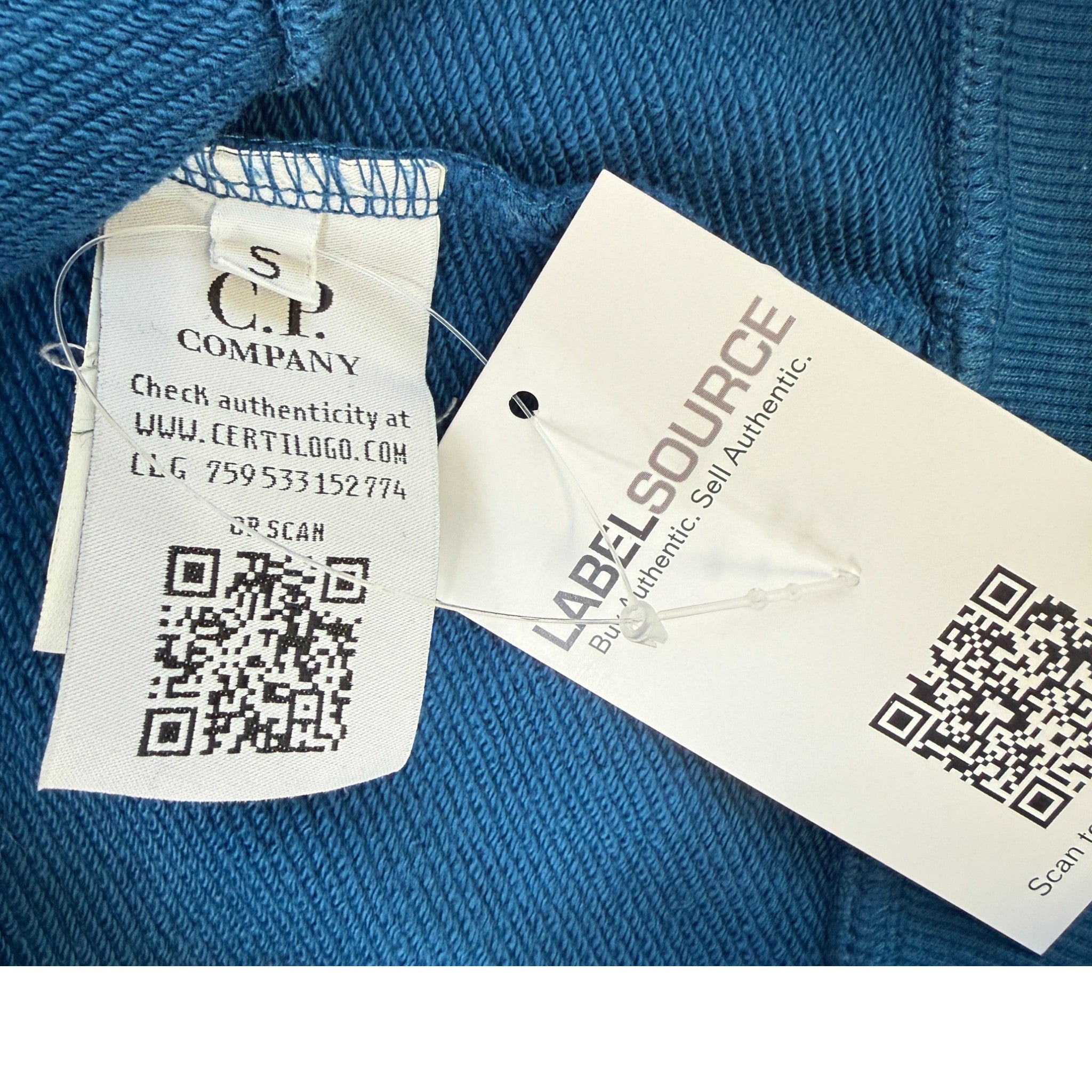 Men's Goggle Hoodie Blue Size S