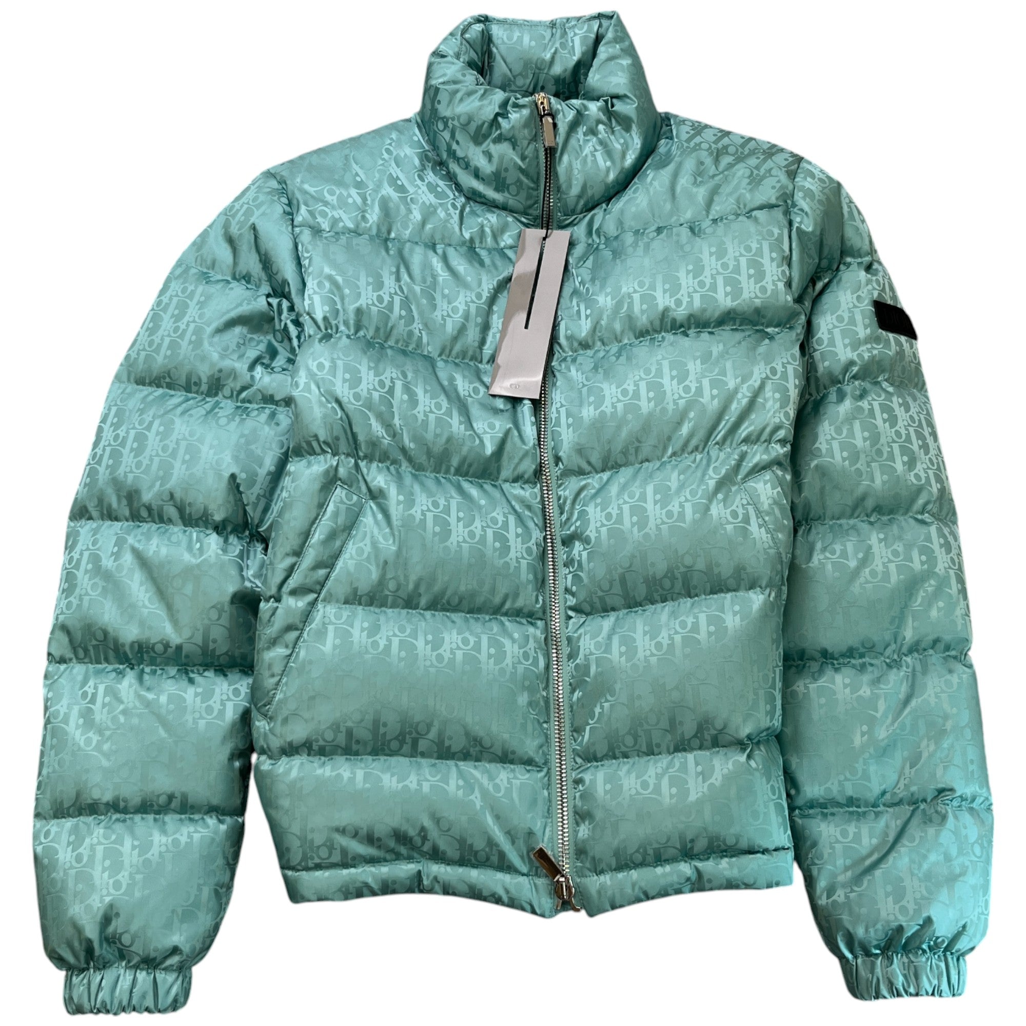 Men's Oblique Down Jacket Green Size IT 44 / XS