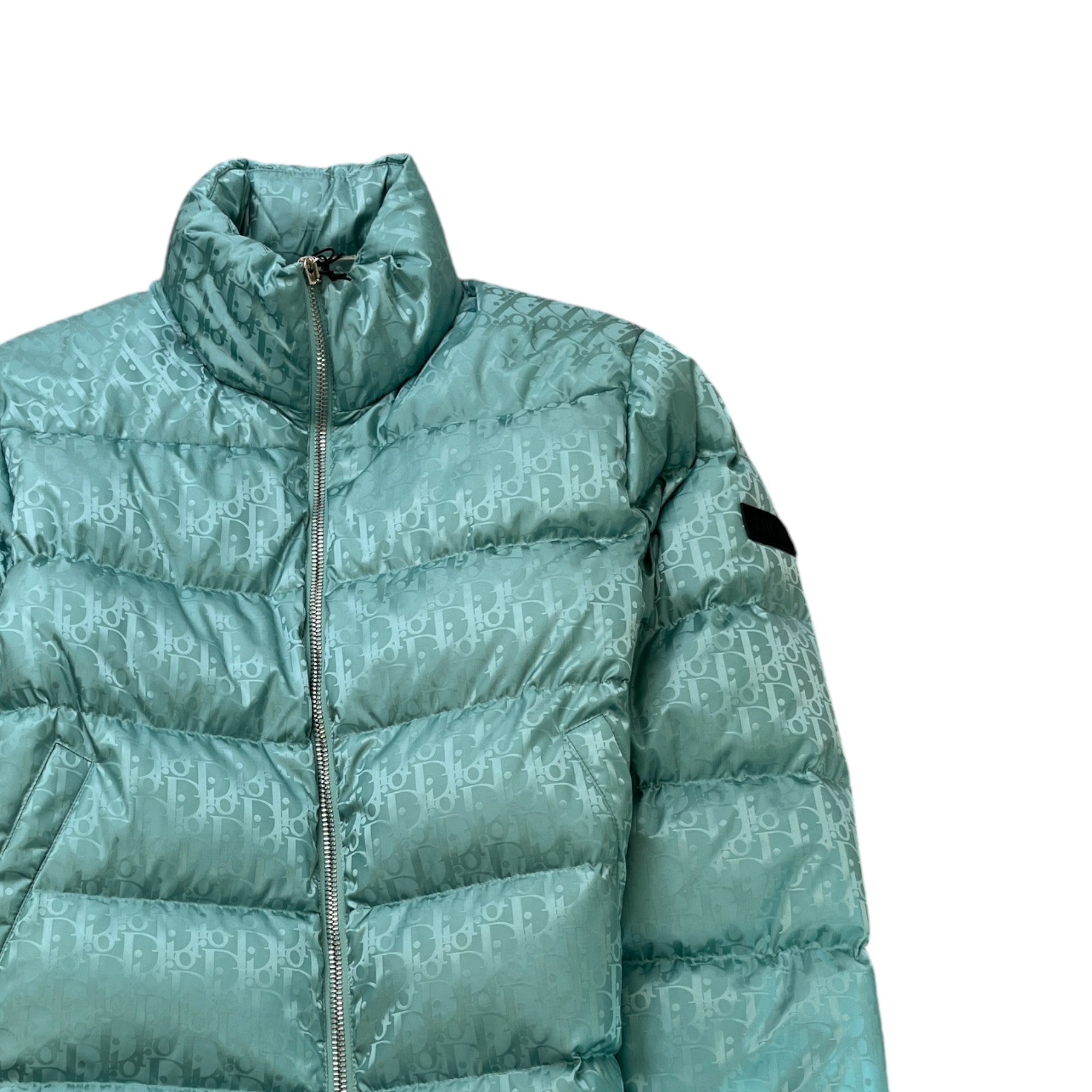 Men's Oblique Down Jacket Green Size IT 44 / XS