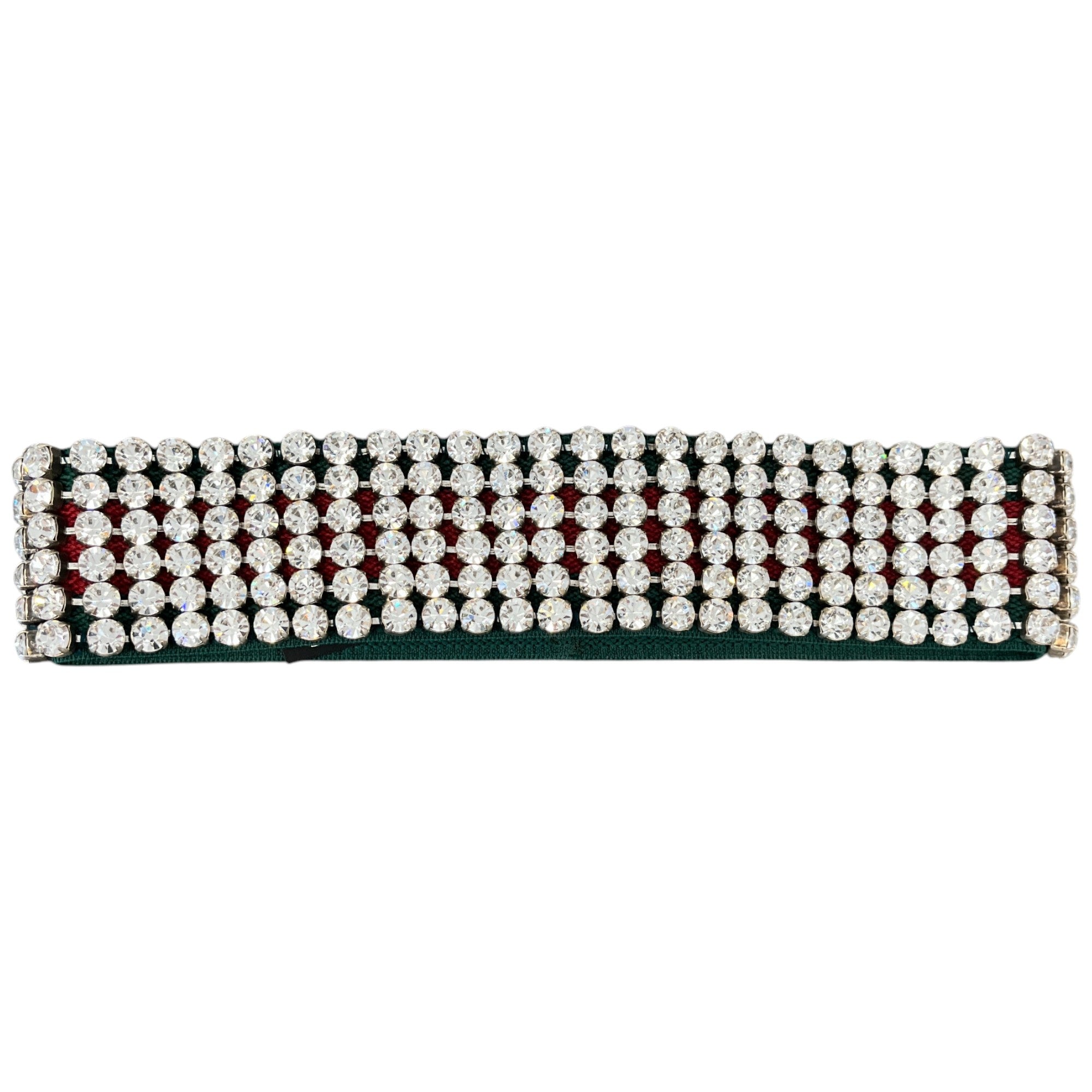 Women's Rhinestone Head Band Green