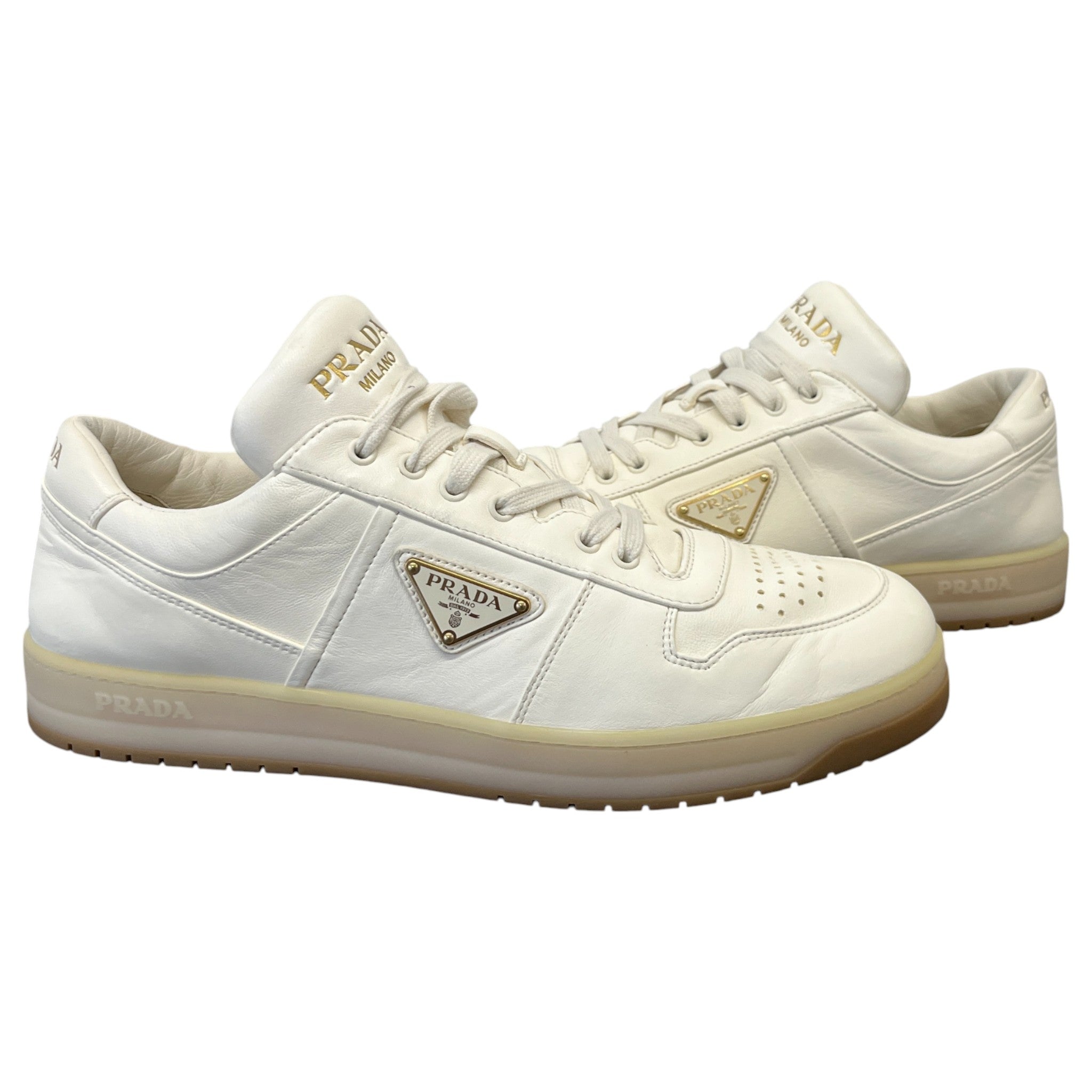 Men's Downtown Low Trainers Cream Size EU 43 / UK 9