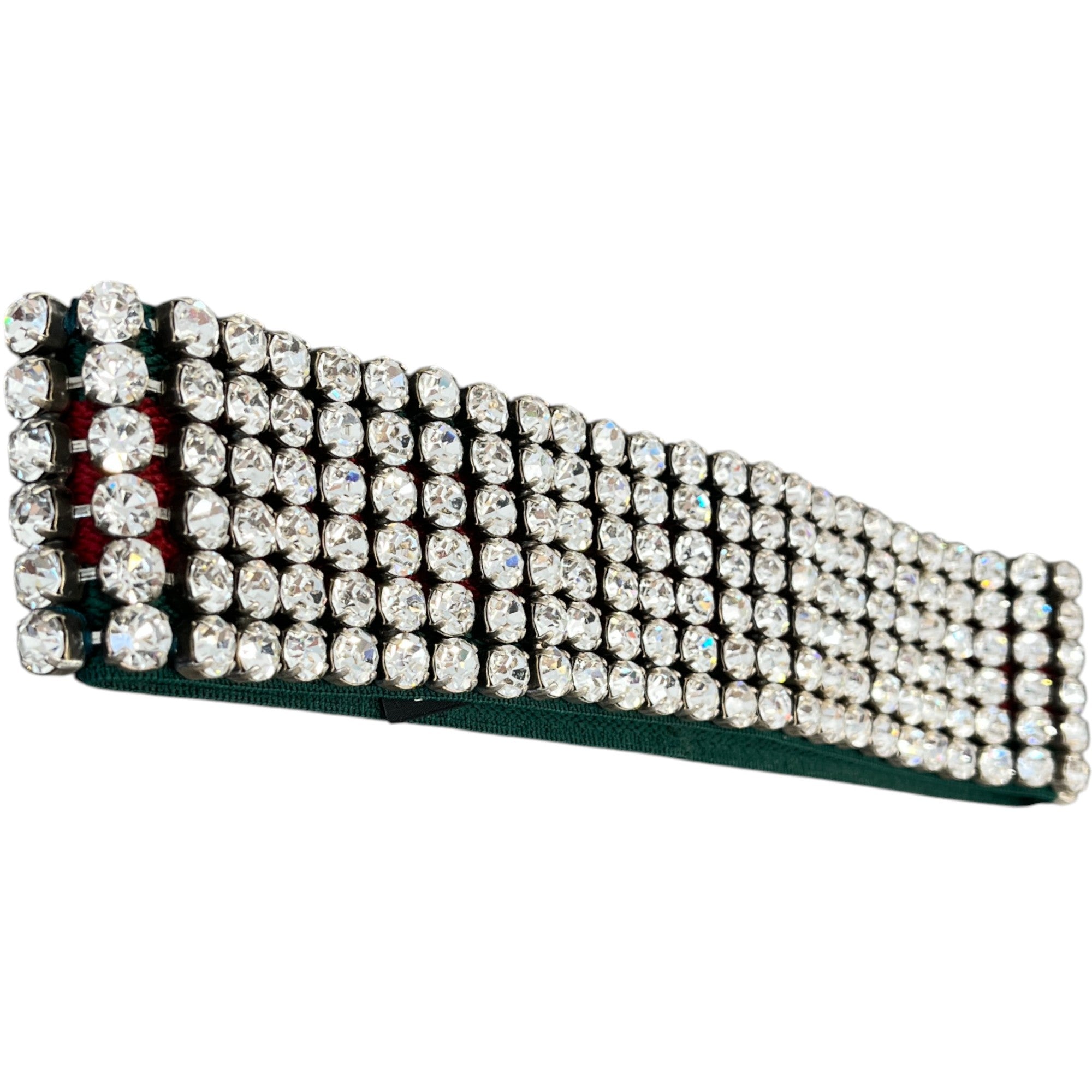 Women's Rhinestone Head Band Green