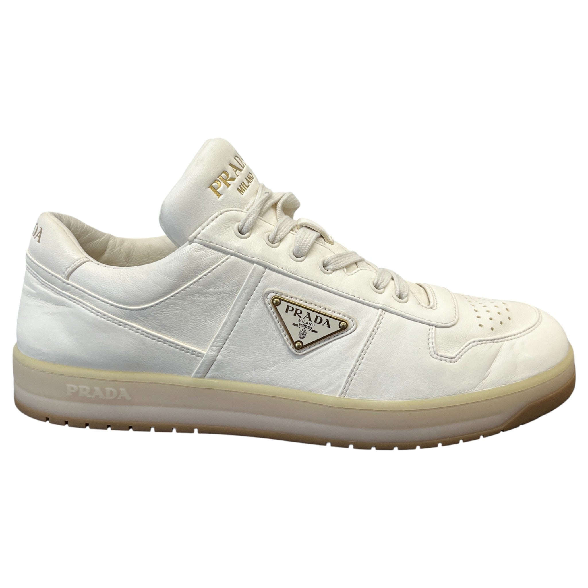 Men's Downtown Low Trainers Cream Size EU 43 / UK 9