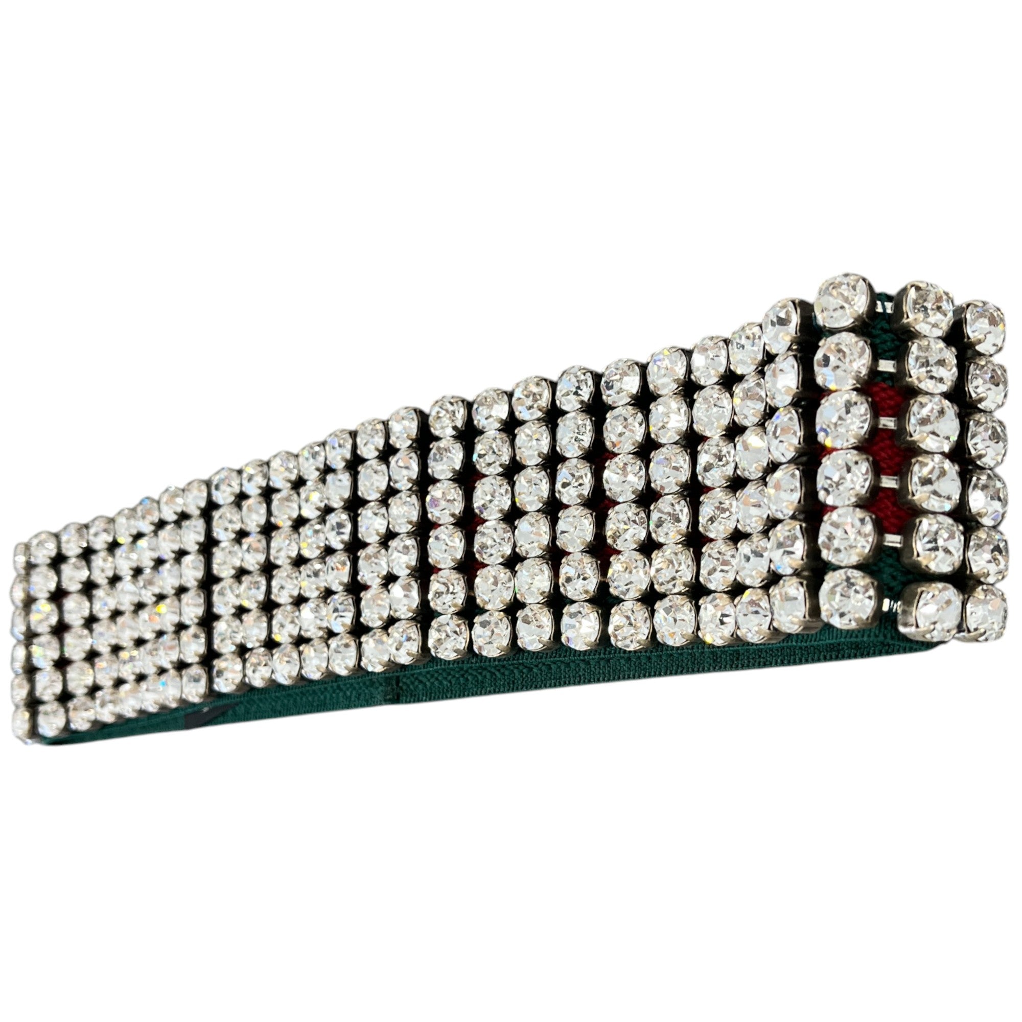 Women's Rhinestone Head Band Green