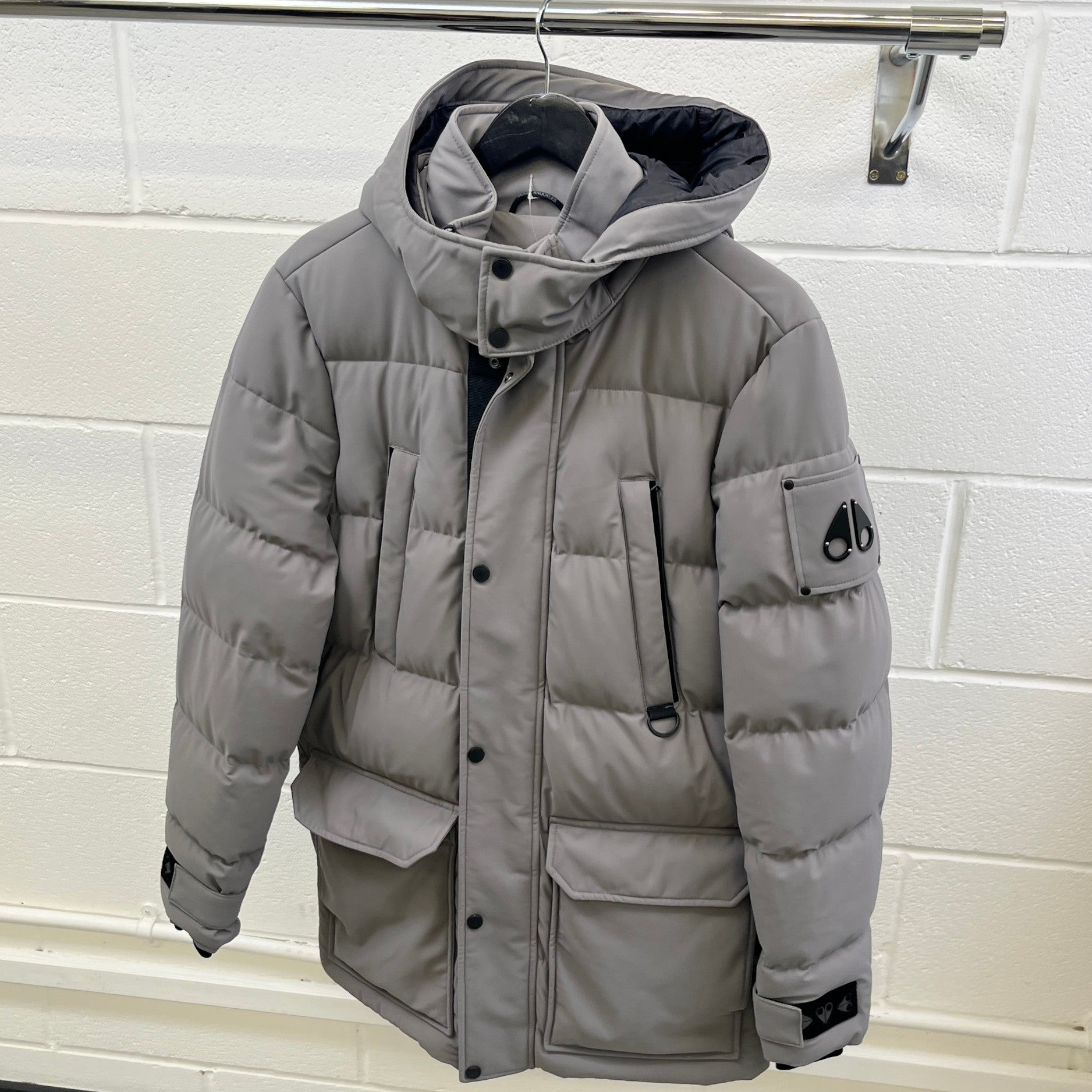 Men's Valleyfield Down Jacket Grey Size M