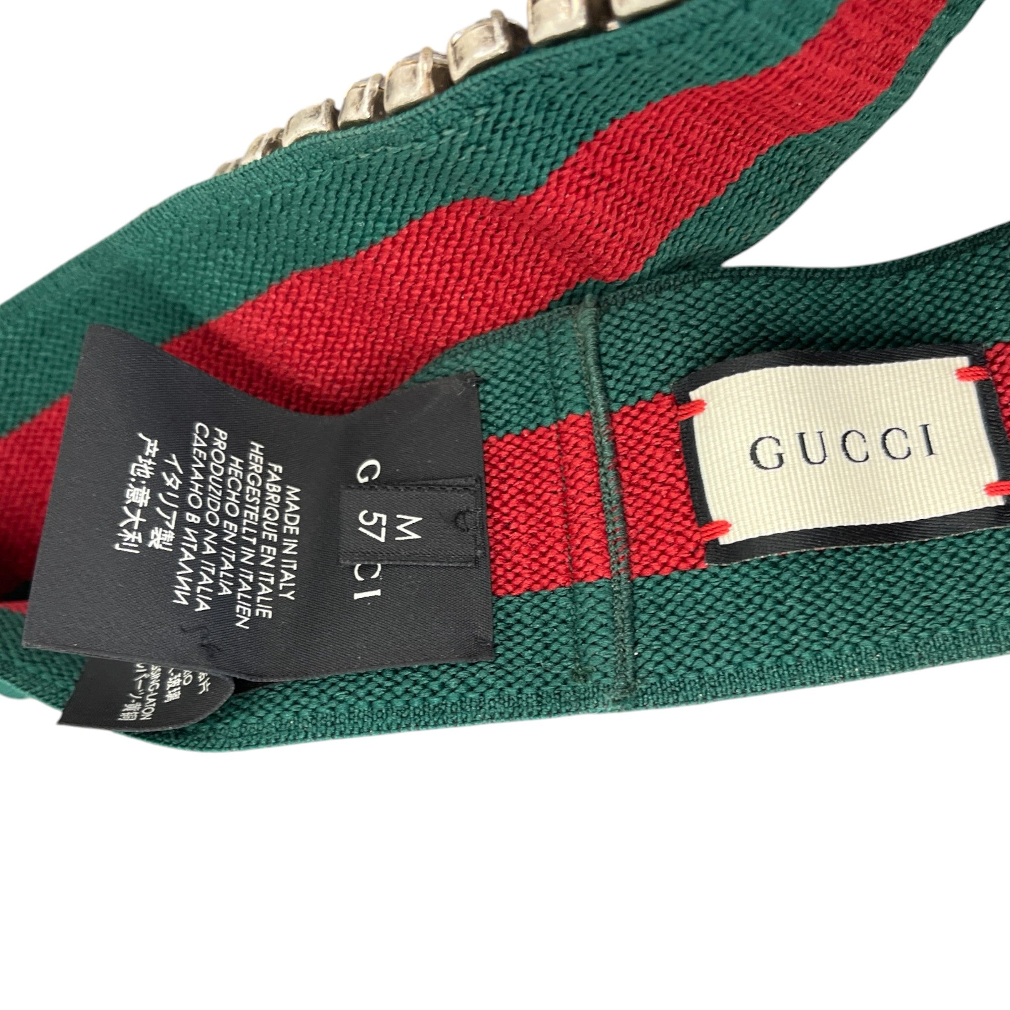 Women's Rhinestone Head Band Green