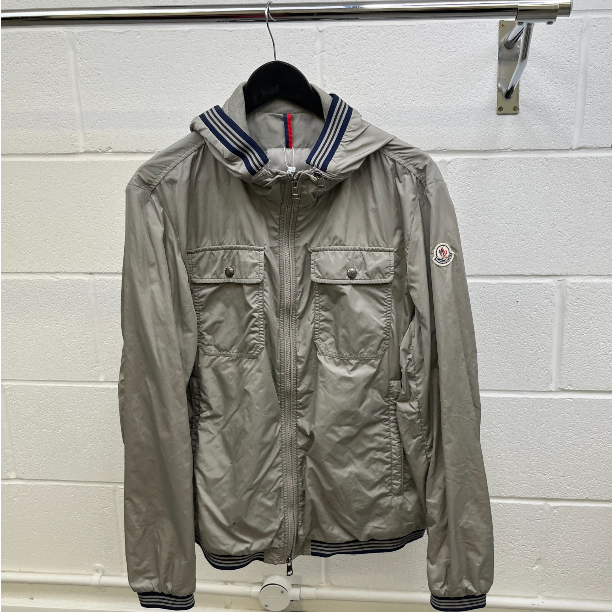 Men's Jeanclaue Windbreaker Grey Size 5 / XXL