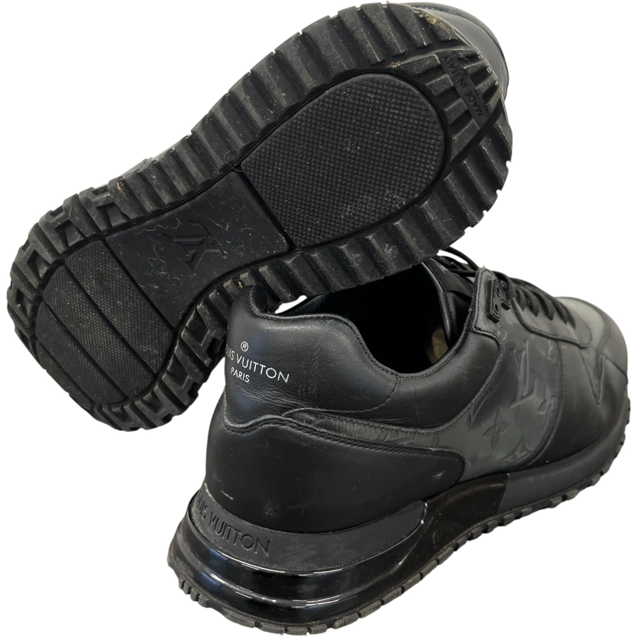 Men's Run Away Low Trainers Black Size EU 42 / UK 8