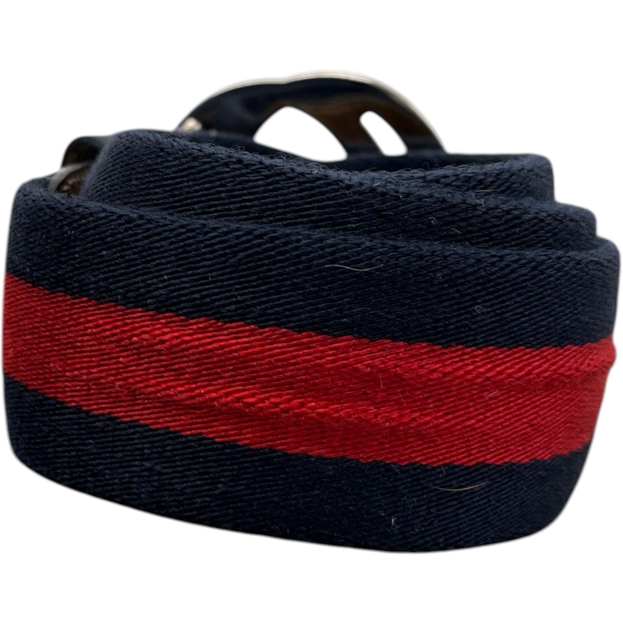 Men's Interlocking G Belt Navy Size Waist 36"