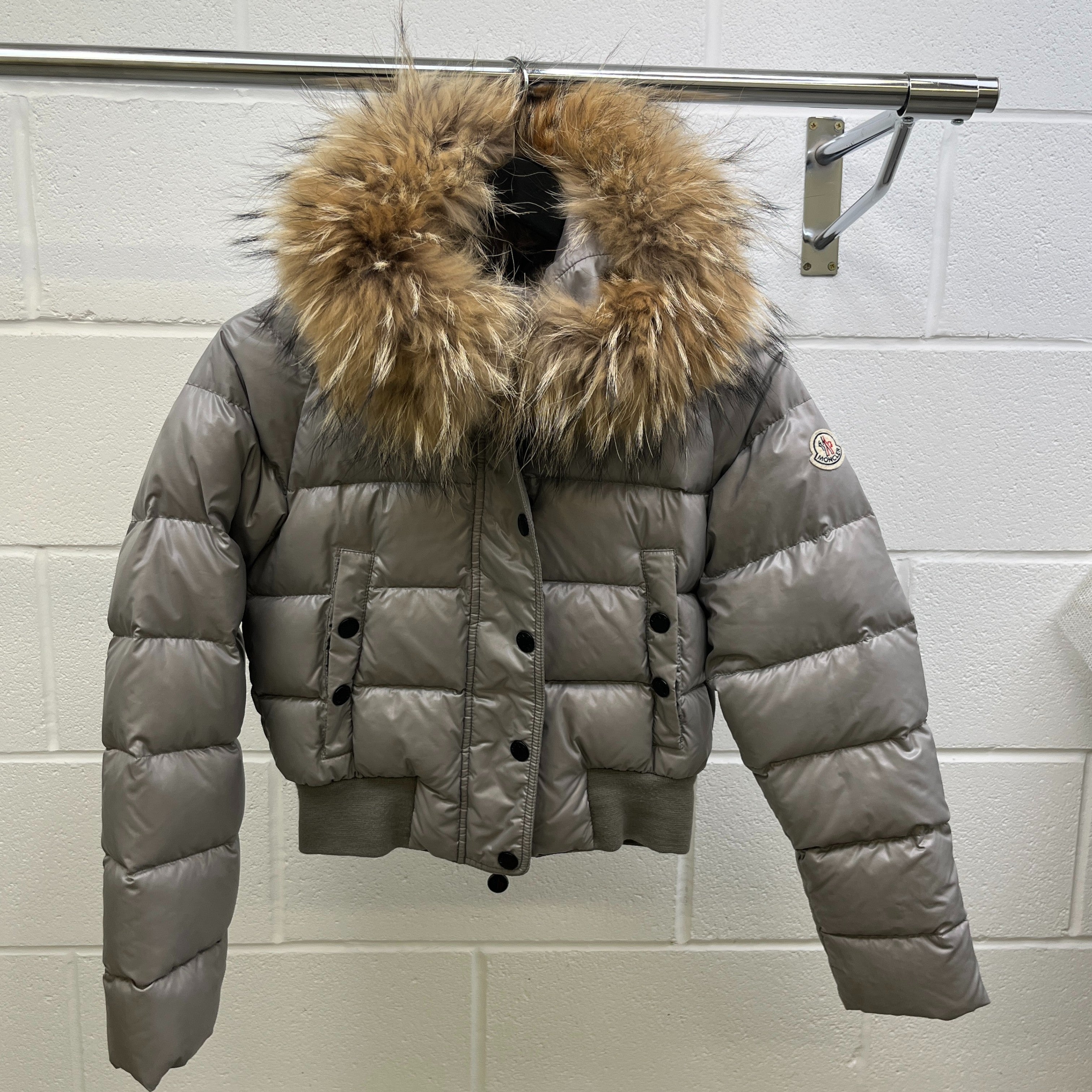 Women's Alpin Down Jacket Grey Size 0 / UK 4