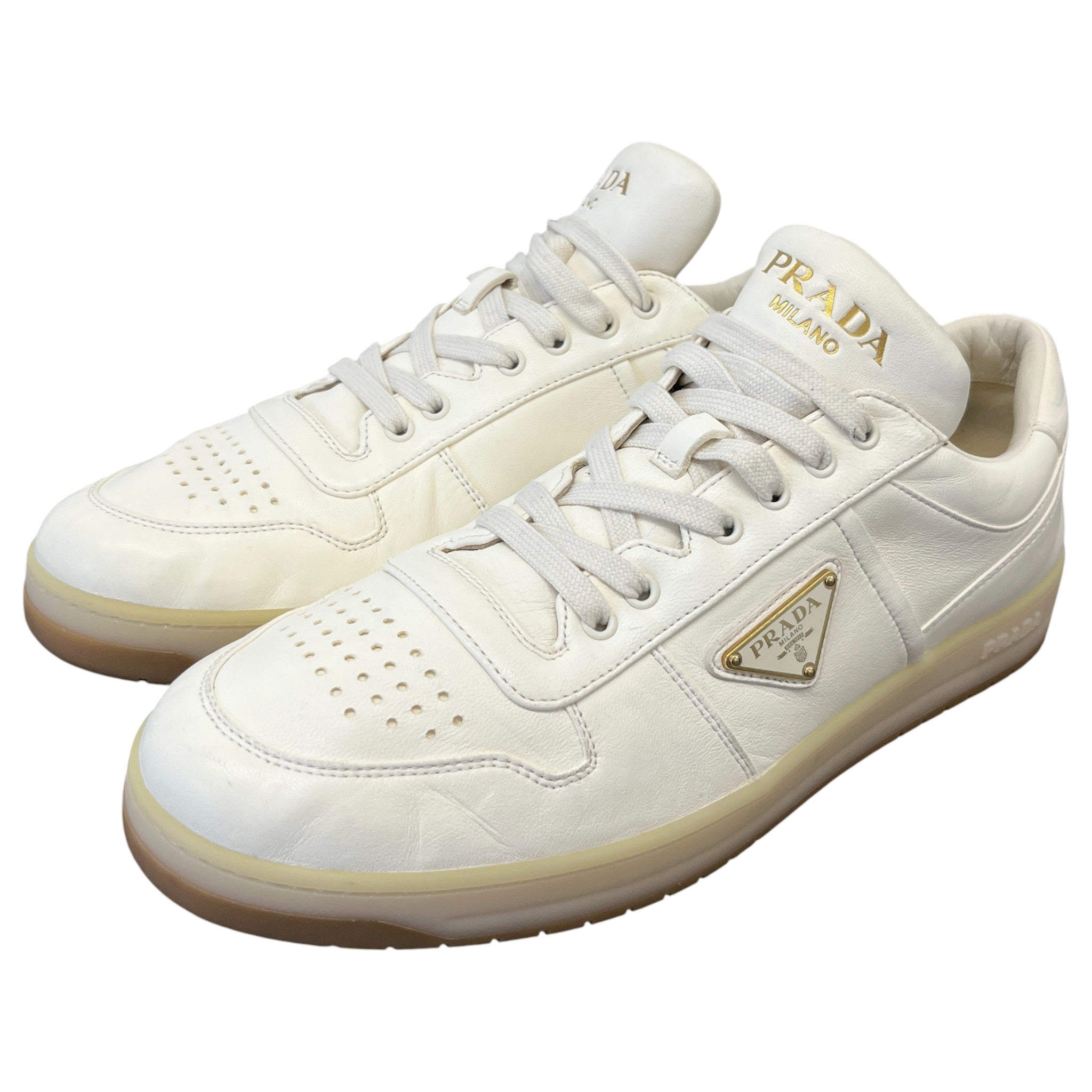 Men's Downtown Low Trainers Cream Size EU 43 / UK 9