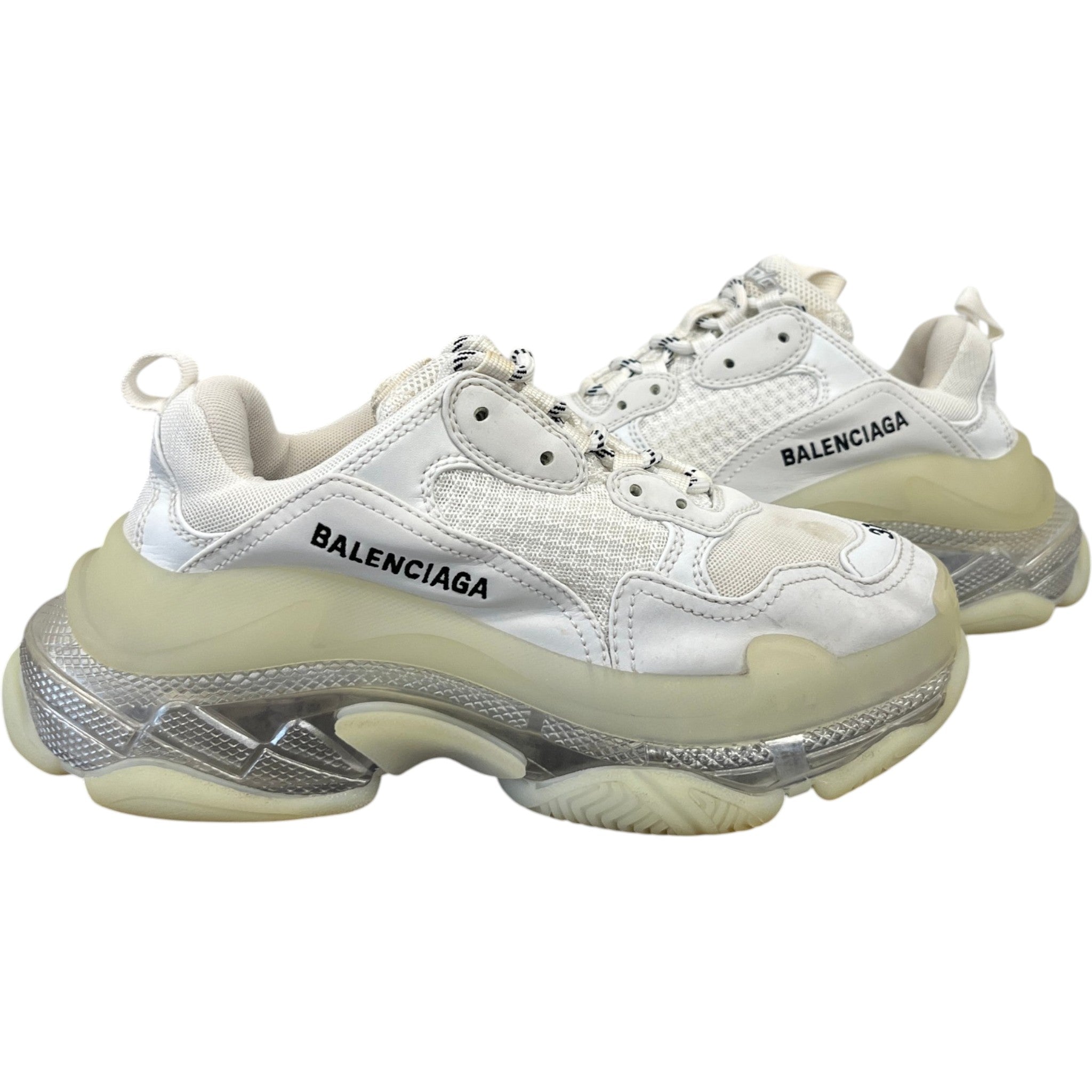 Women's Triple S Low Trainers White Size EU 37 / UK 4