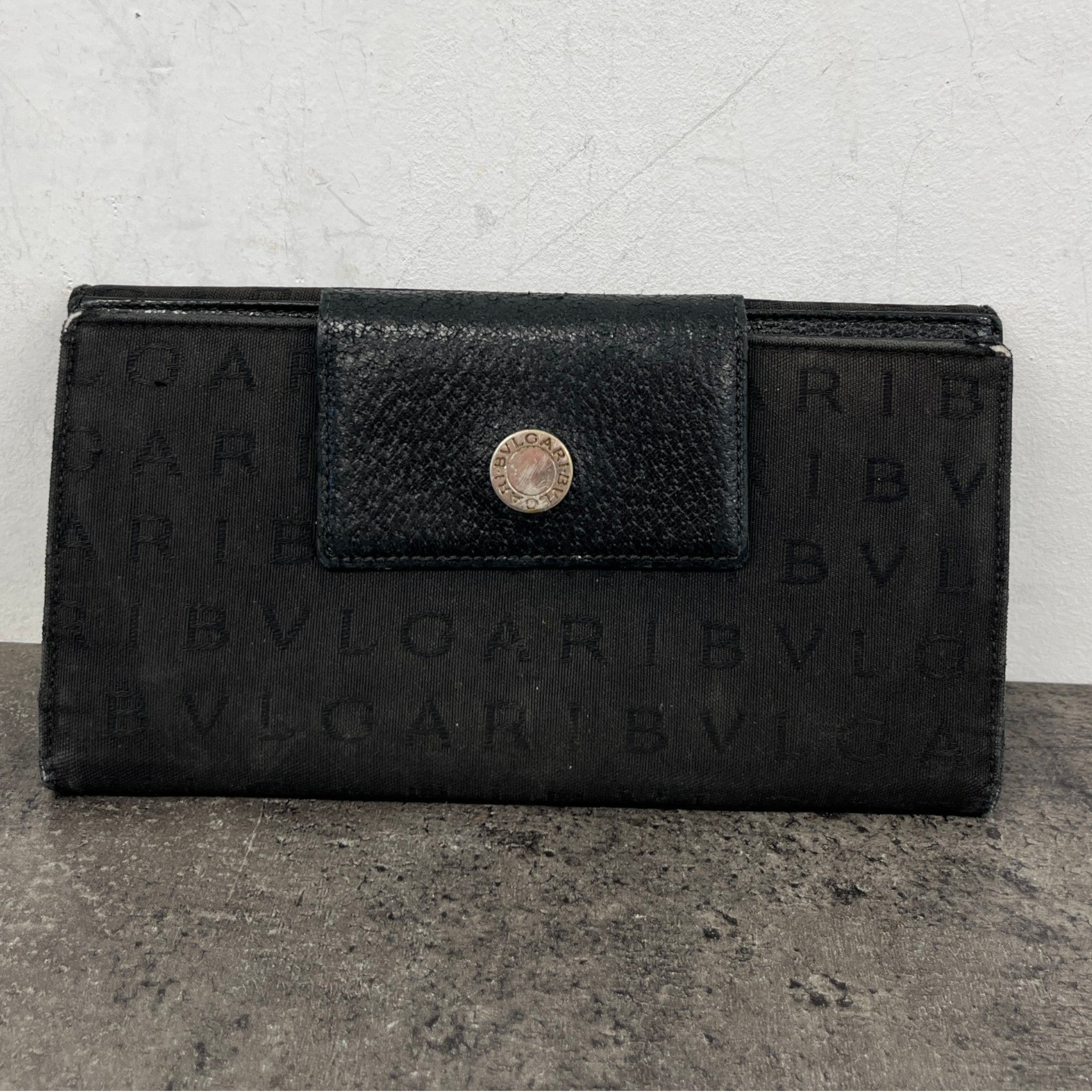 Women's Logomania Wallet Black