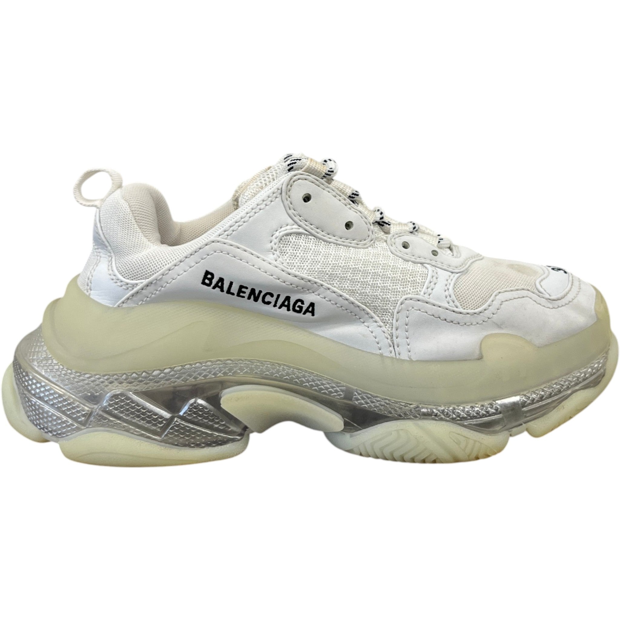 Women's Triple S Low Trainers White Size EU 37 / UK 4
