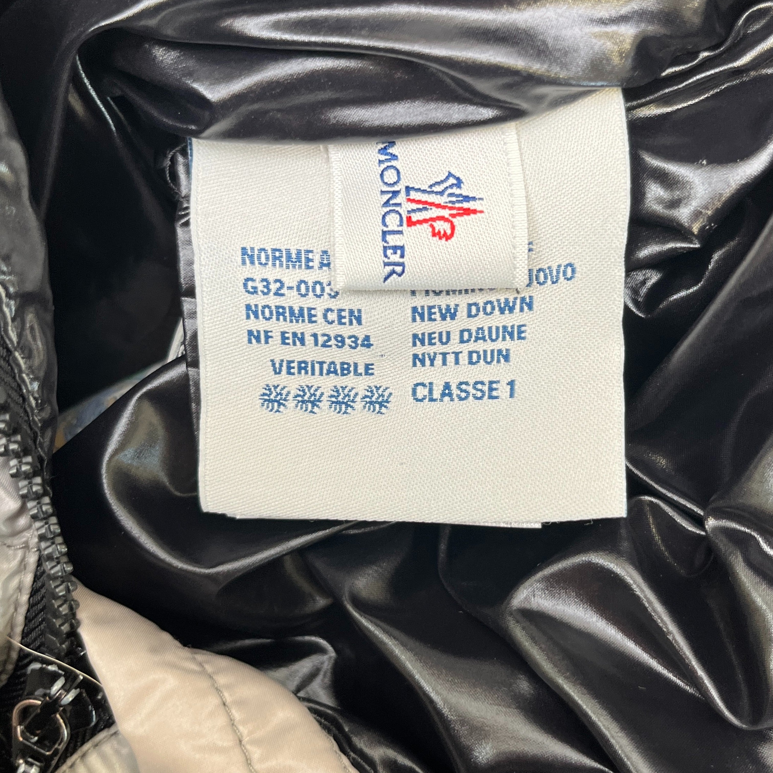 Women's Alpin Down Jacket Grey Size 0 / UK 4