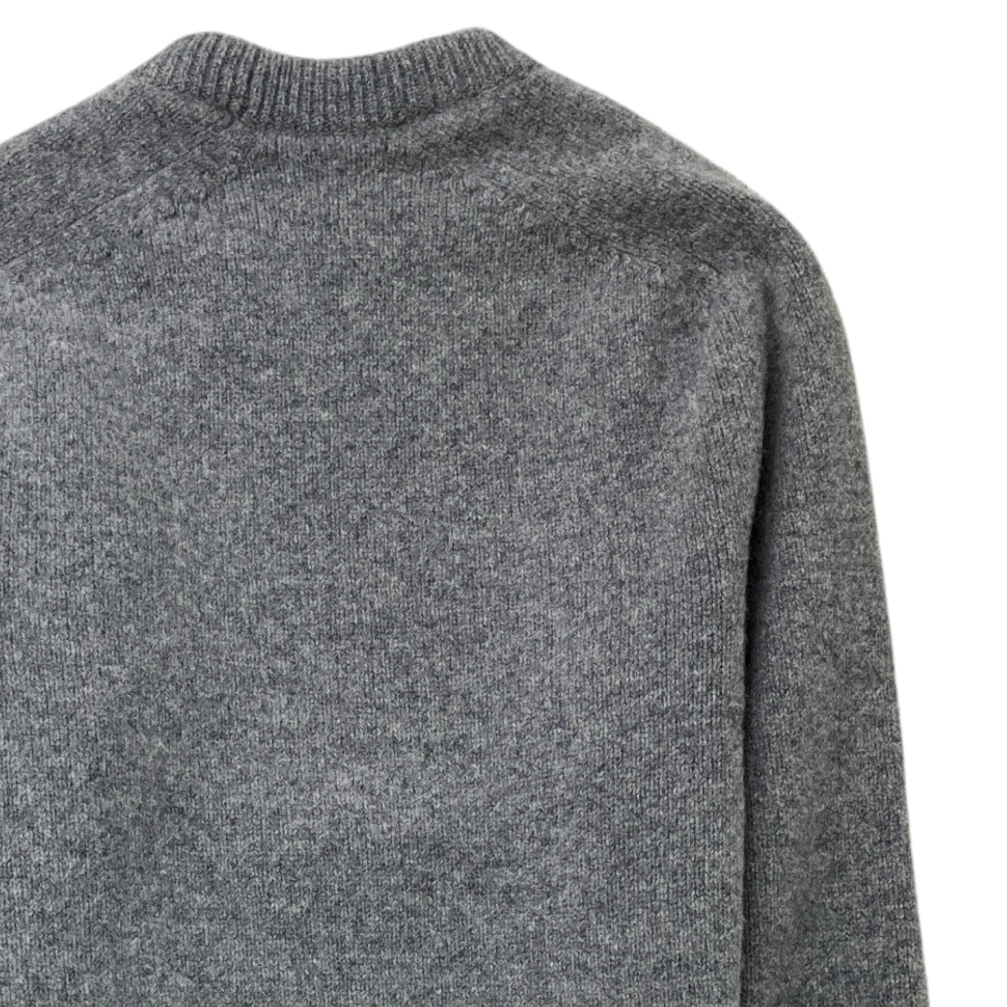 Men's Atelier Knitted Jumper Grey Size XS