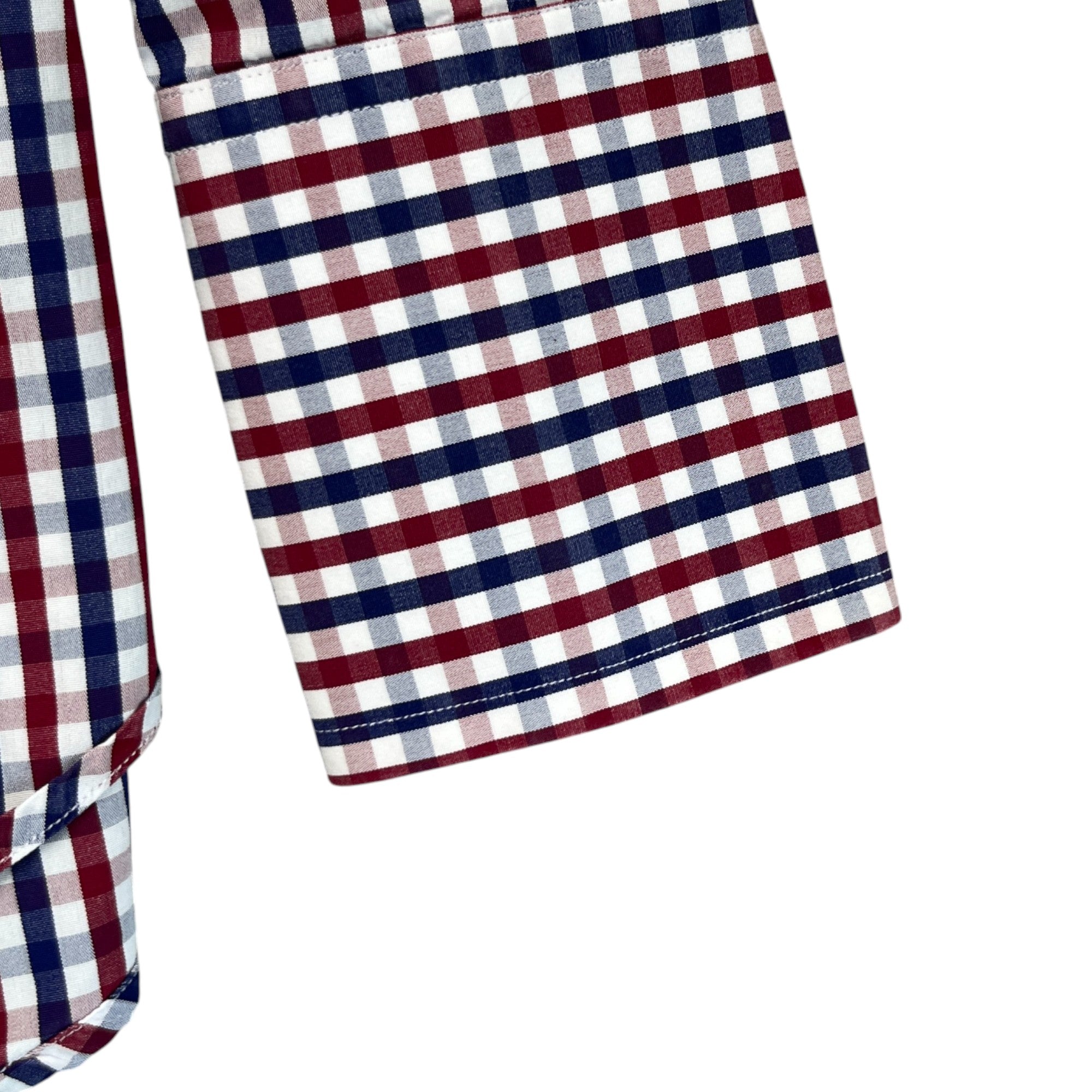 Men's Checkered Shirt Navy Size IT 48 / UK M