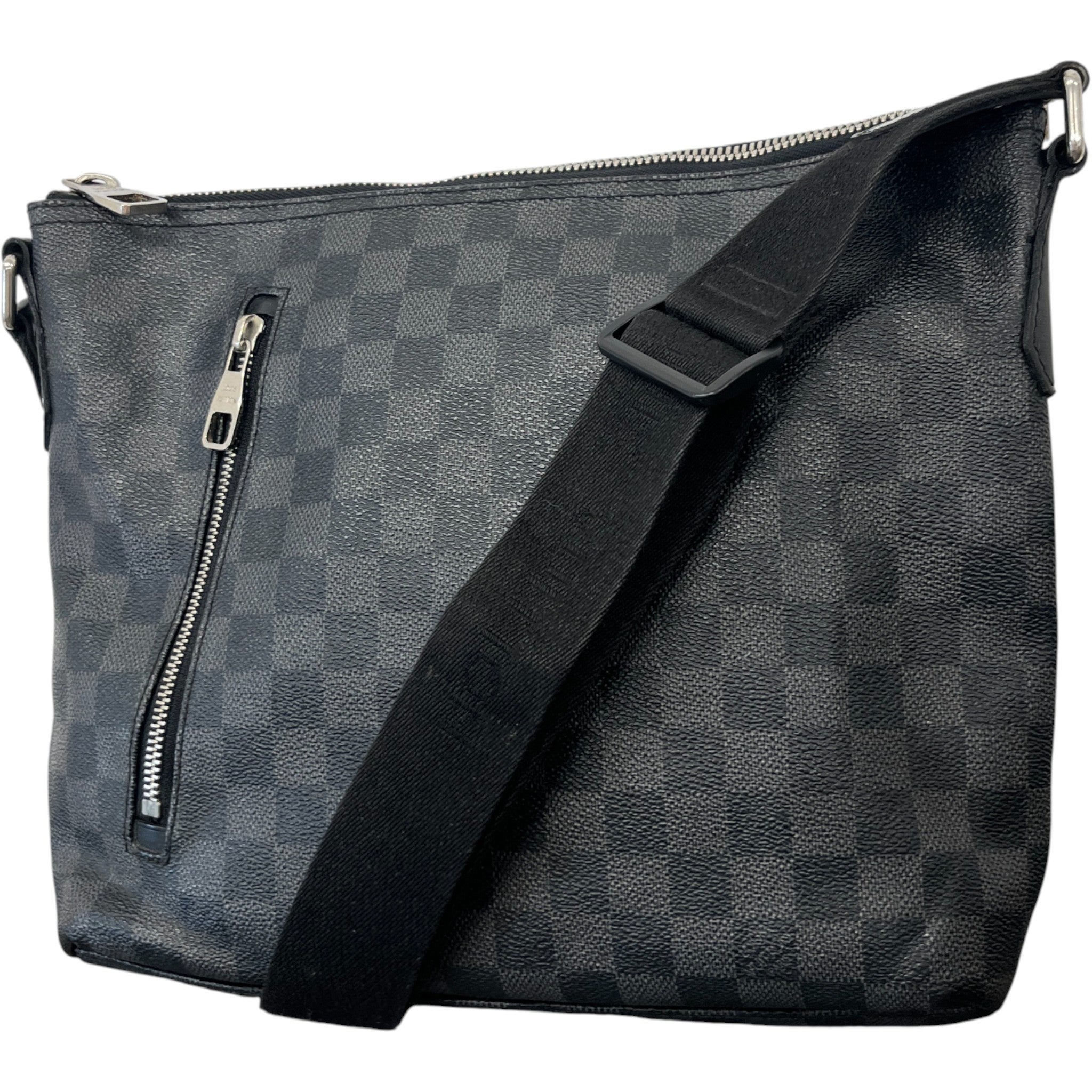 Men's Damier Graphite Mick Pm Messenger Bag Black