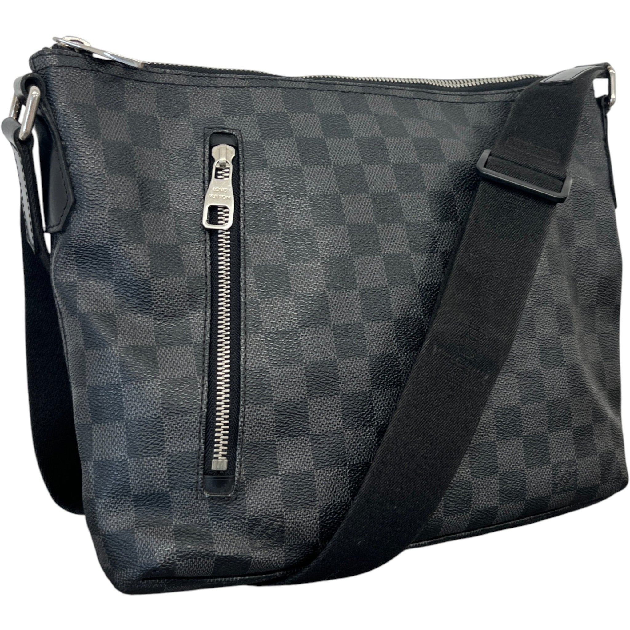 Men's Damier Graphite Mick Pm Messenger Bag Black
