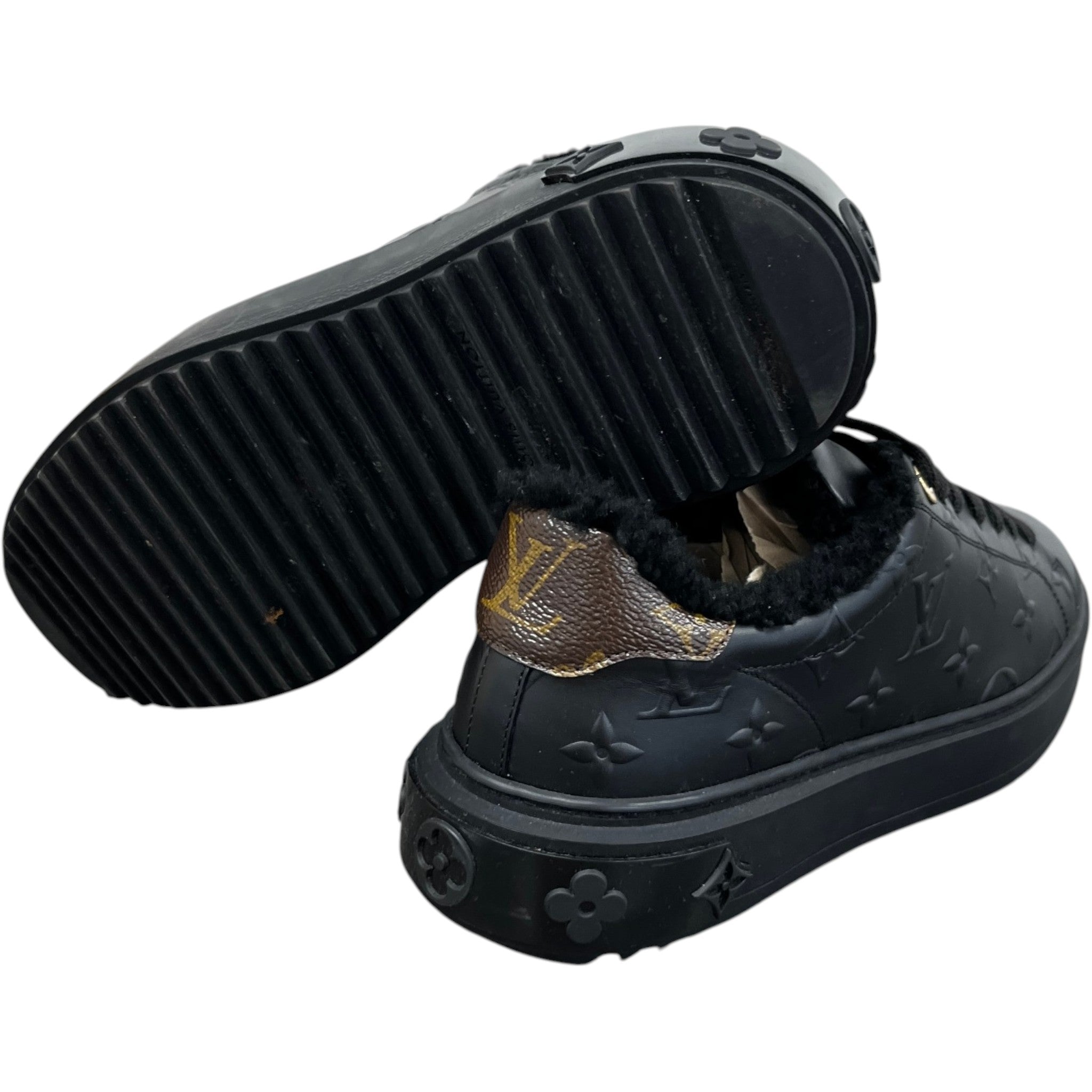 Women's Time Out Low Trainers Black Size EU 37 / UK 4