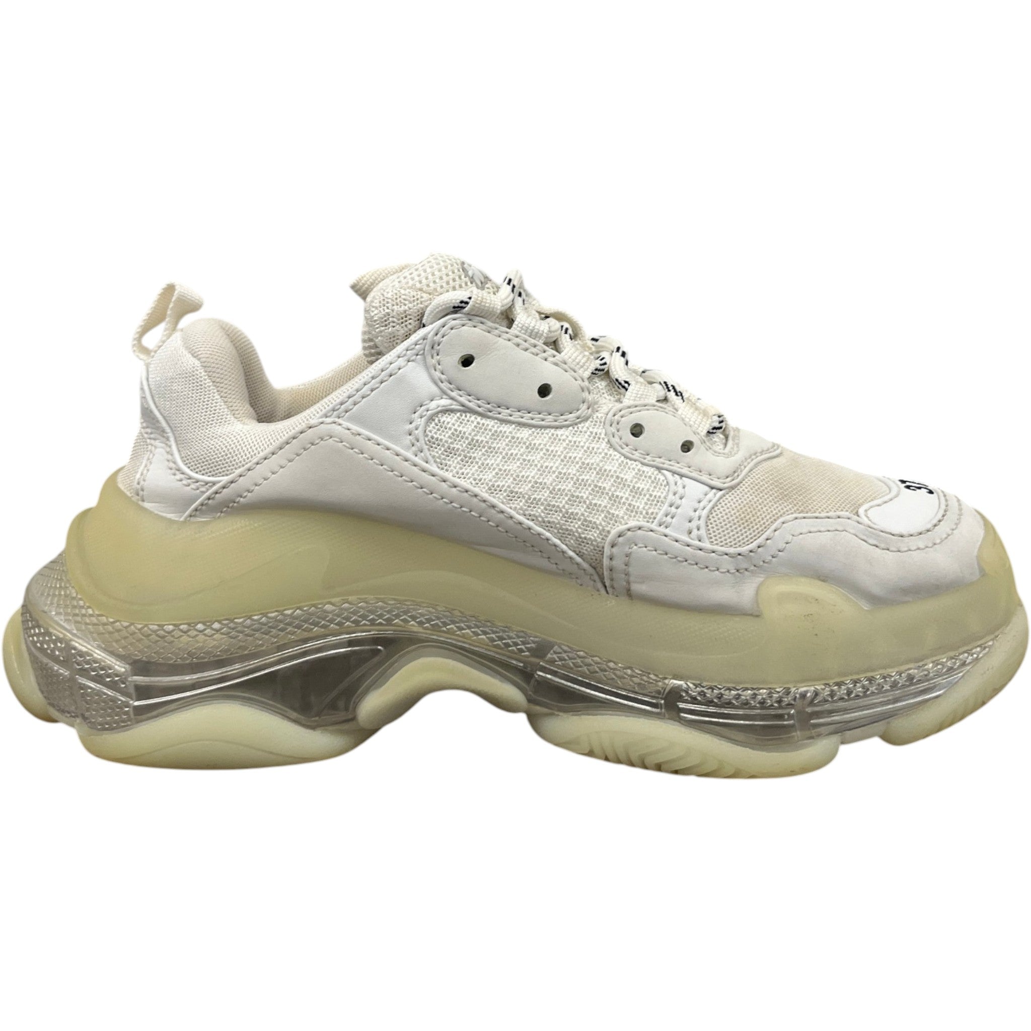 Women's Triple S Low Trainers White Size EU 37 / UK 4