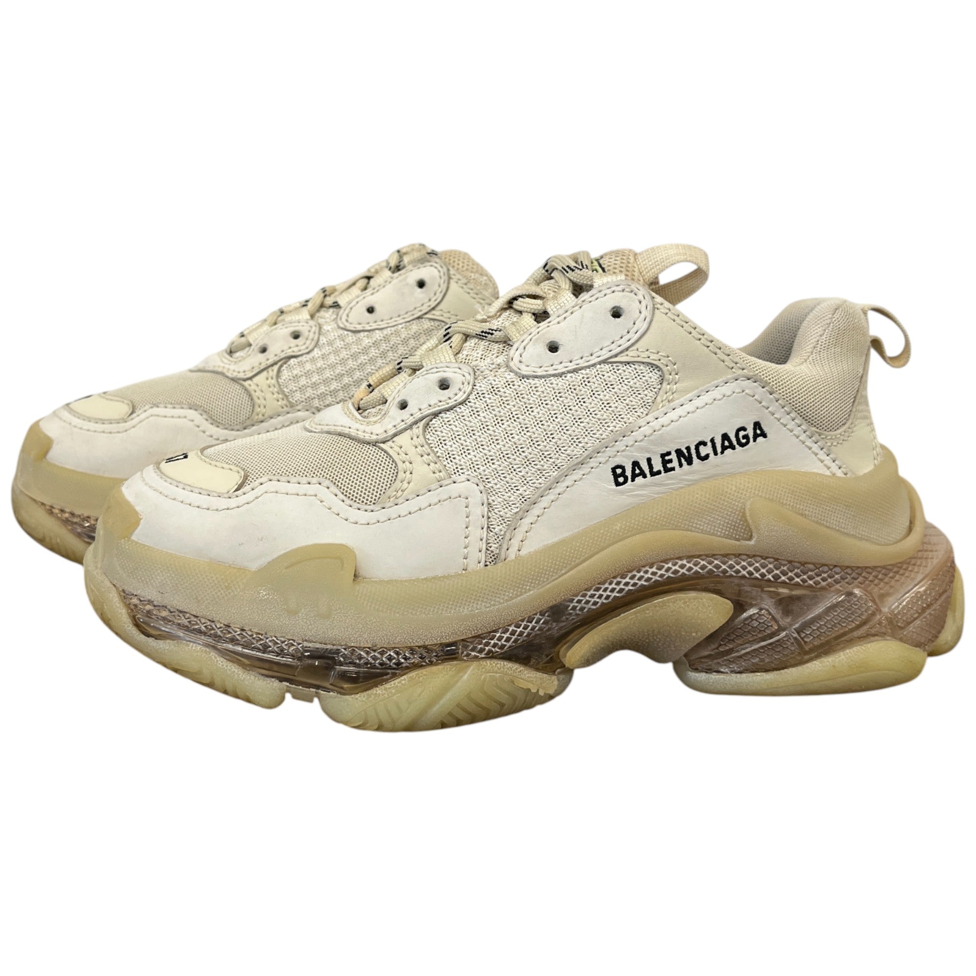 Women's Tripe S Low Trainers Beige Size EU 37 / UK 4