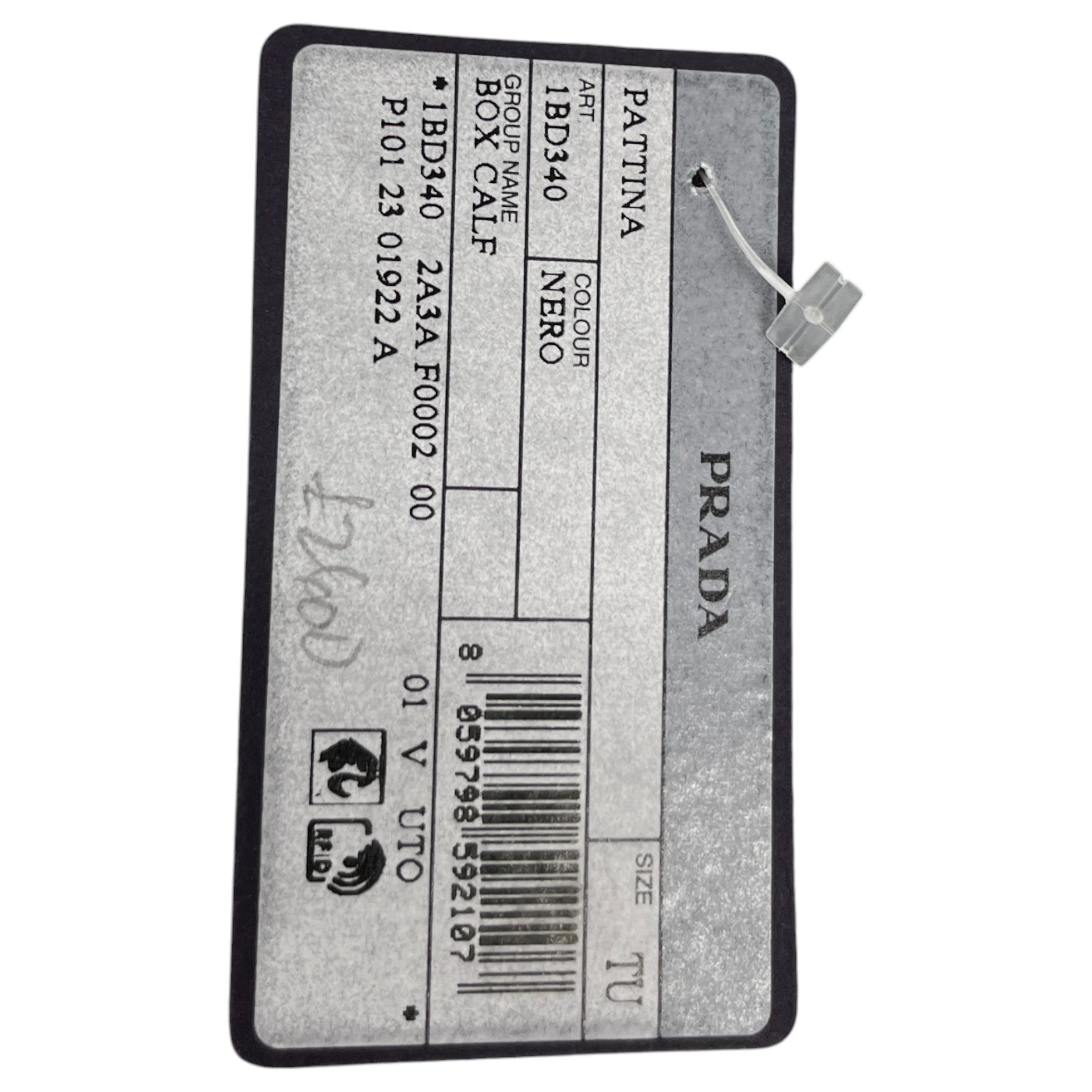 Women's Embleme Plaque Handbag Black