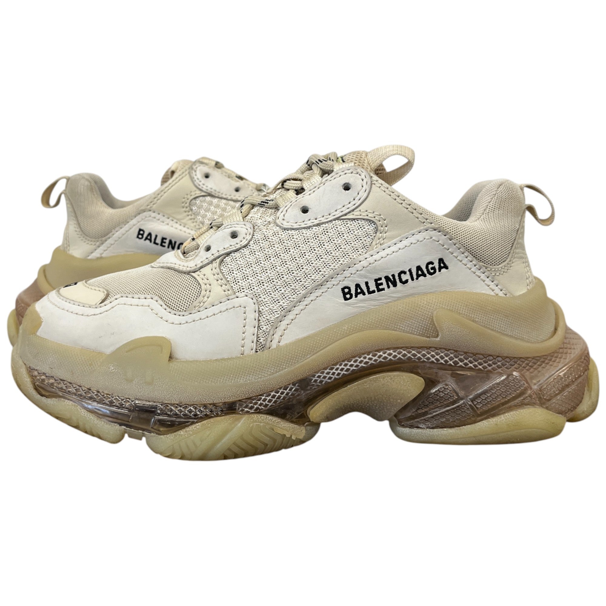 Women's Tripe S Low Trainers Beige Size EU 37 / UK 4