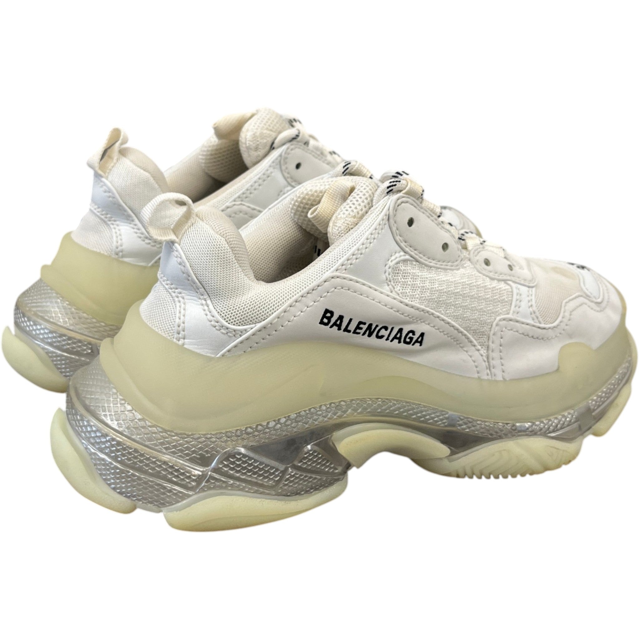 Women's Triple S Low Trainers White Size EU 37 / UK 4