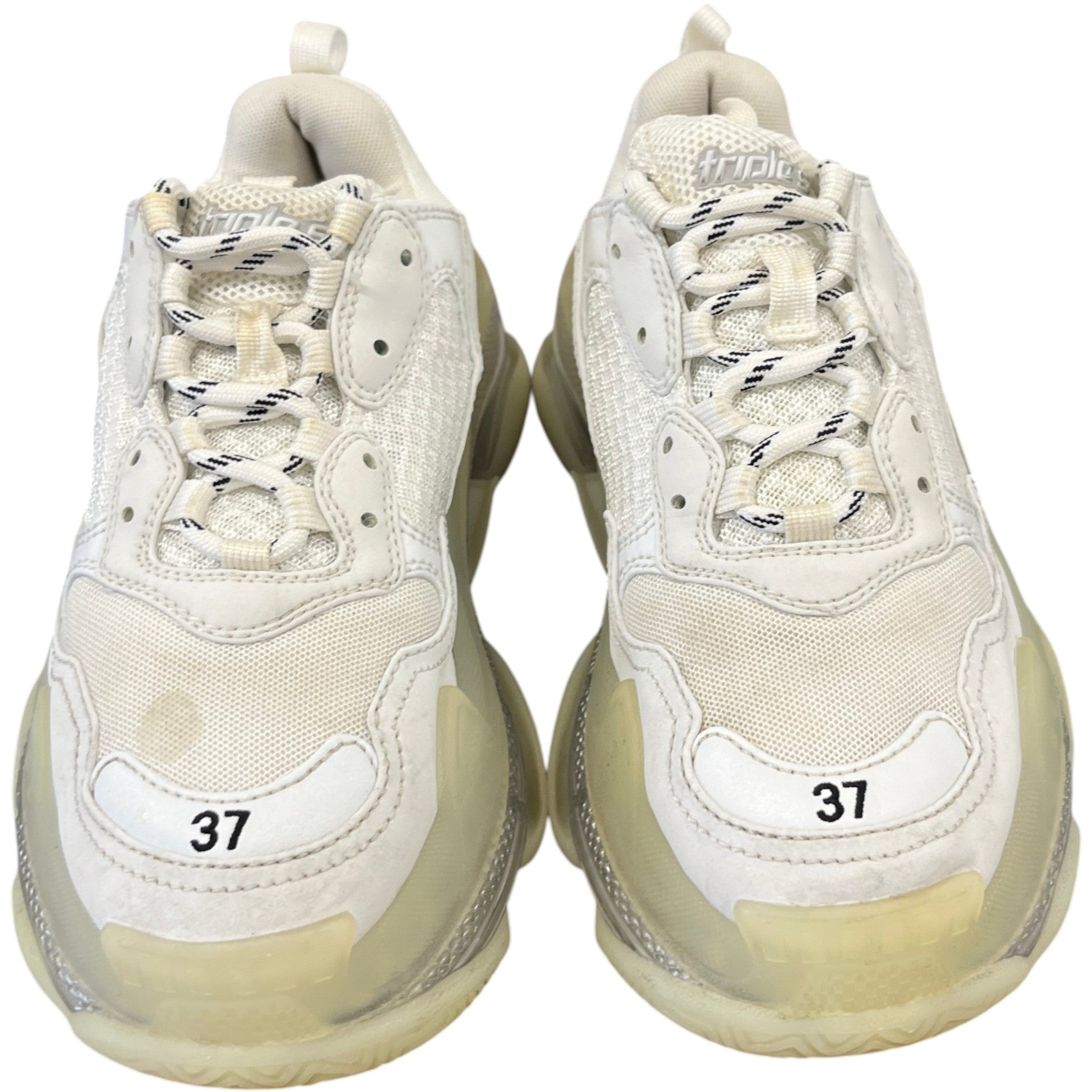 Women's Triple S Low Trainers White Size EU 37 / UK 4