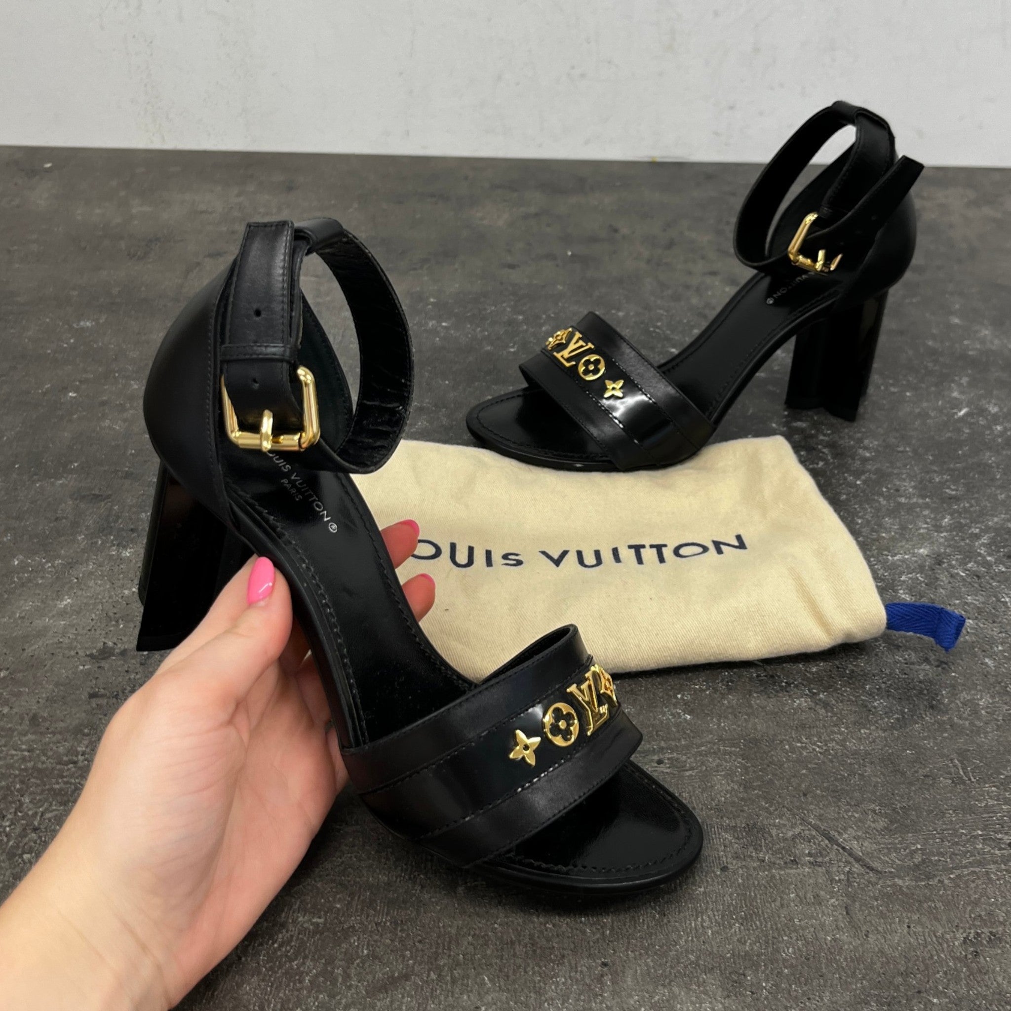 Women's Silhouette Heels Black Size EU 37 / UK 4