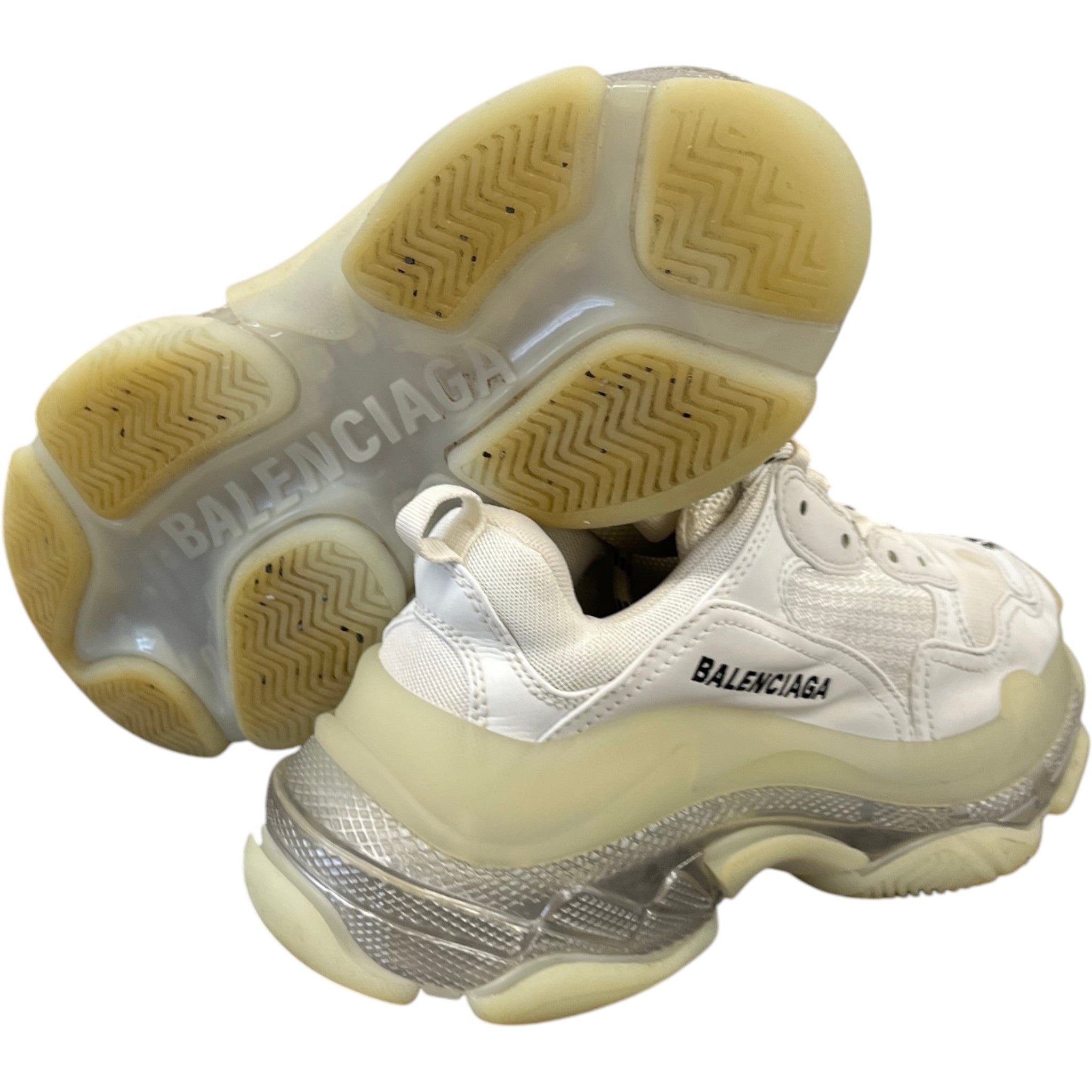 Women's Triple S Low Trainers White Size EU 37 / UK 4