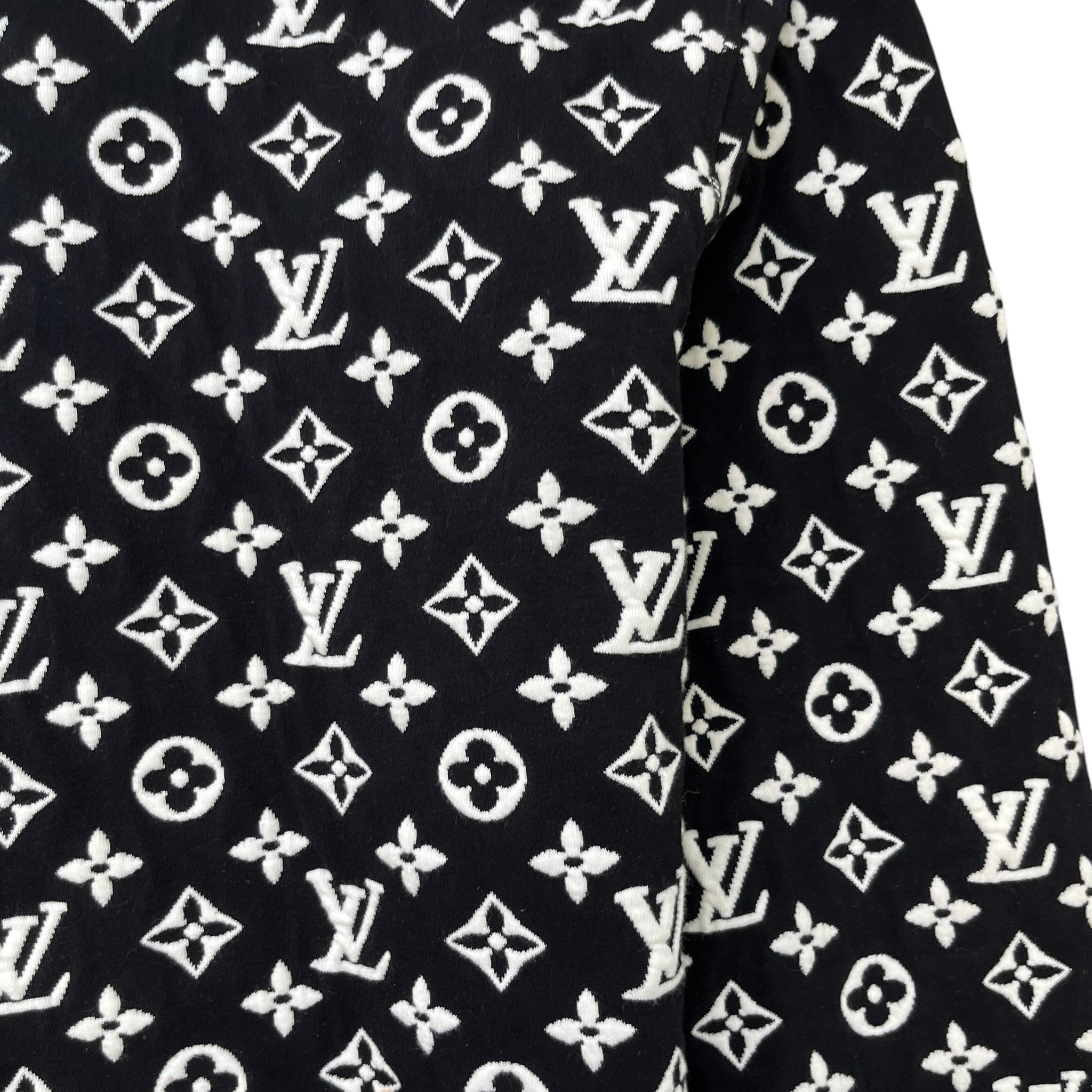 Men's Monogram Logo Sweatshirt Black Size M